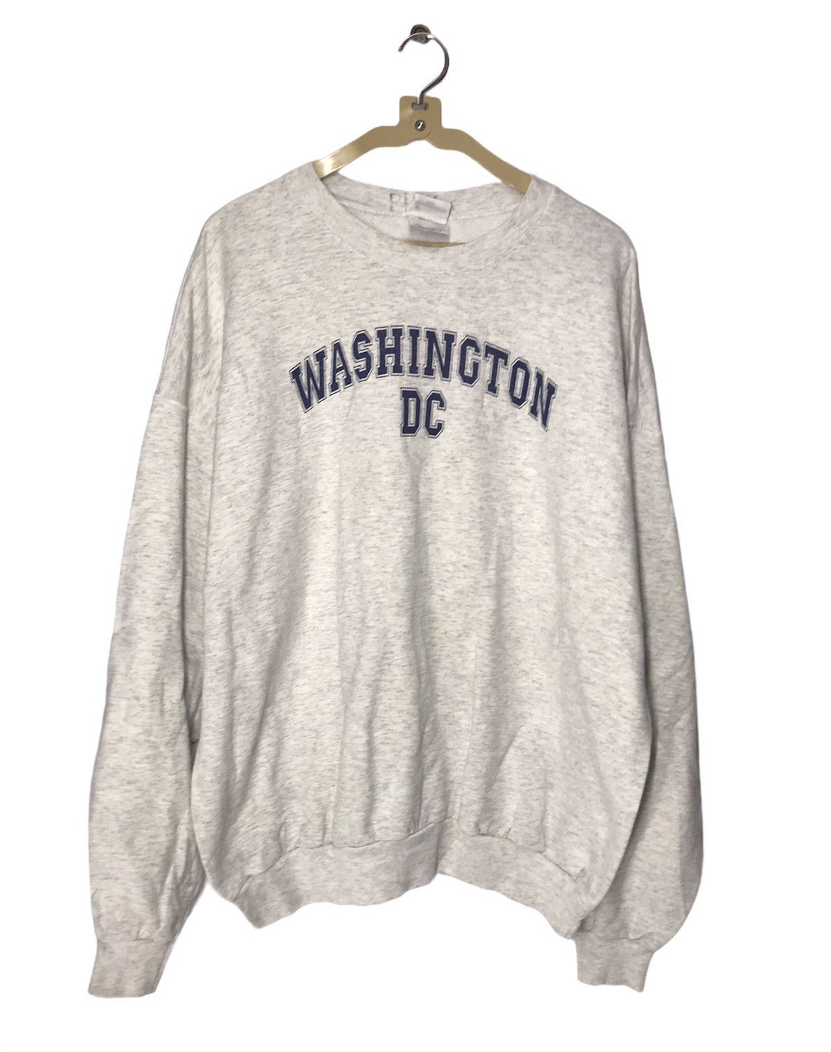 Vintage Vintage Washington DC baggie sweatshirt crew neck Size US XL / EU 56 / 4 - 1 Thumbnail