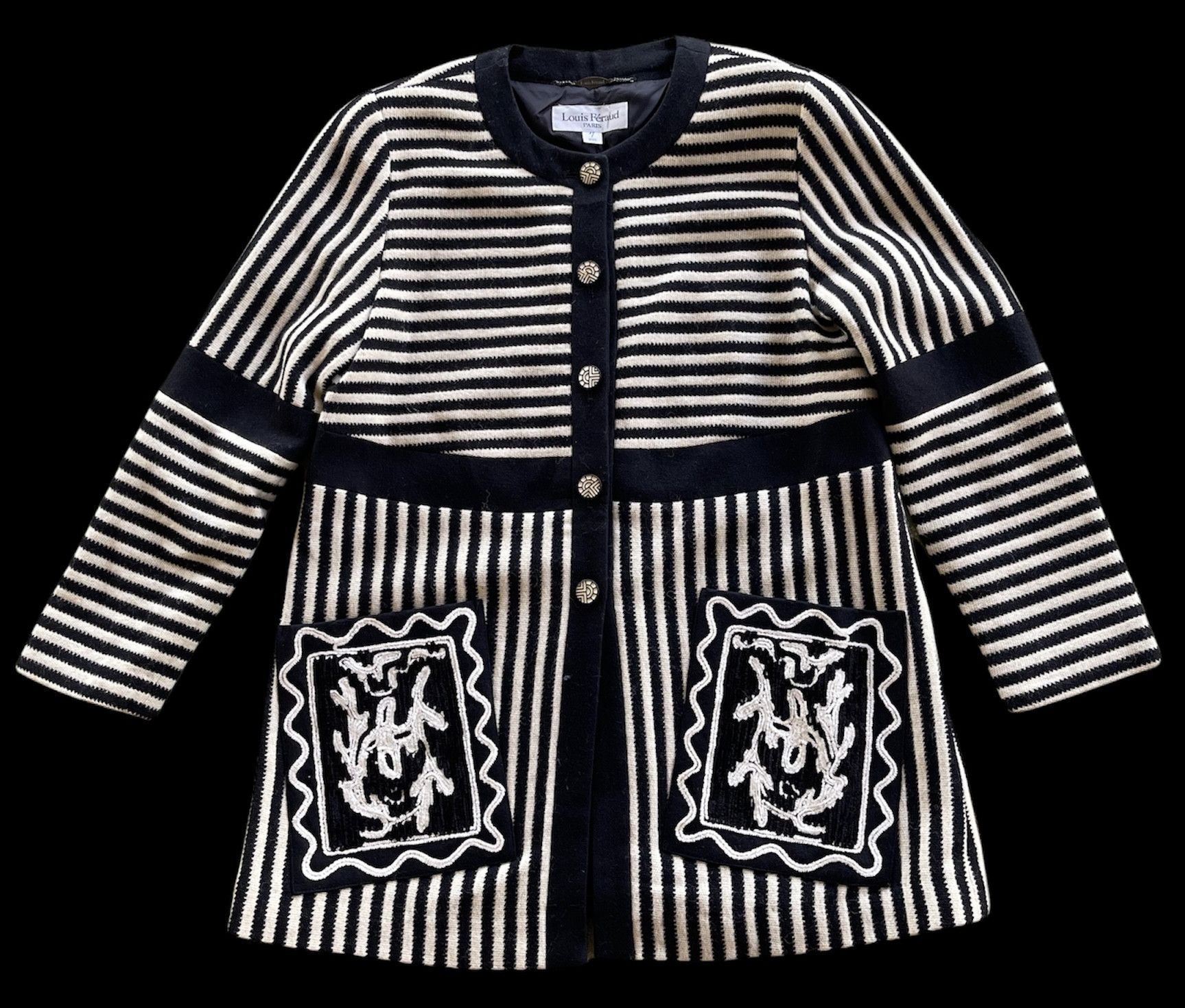 Louis Feraud LOUIS FEROUD PARIS JACKET WOOL DESIGNER JAPAN Size M / US 6-8 / IT 42-44 - 1 Thumbnail