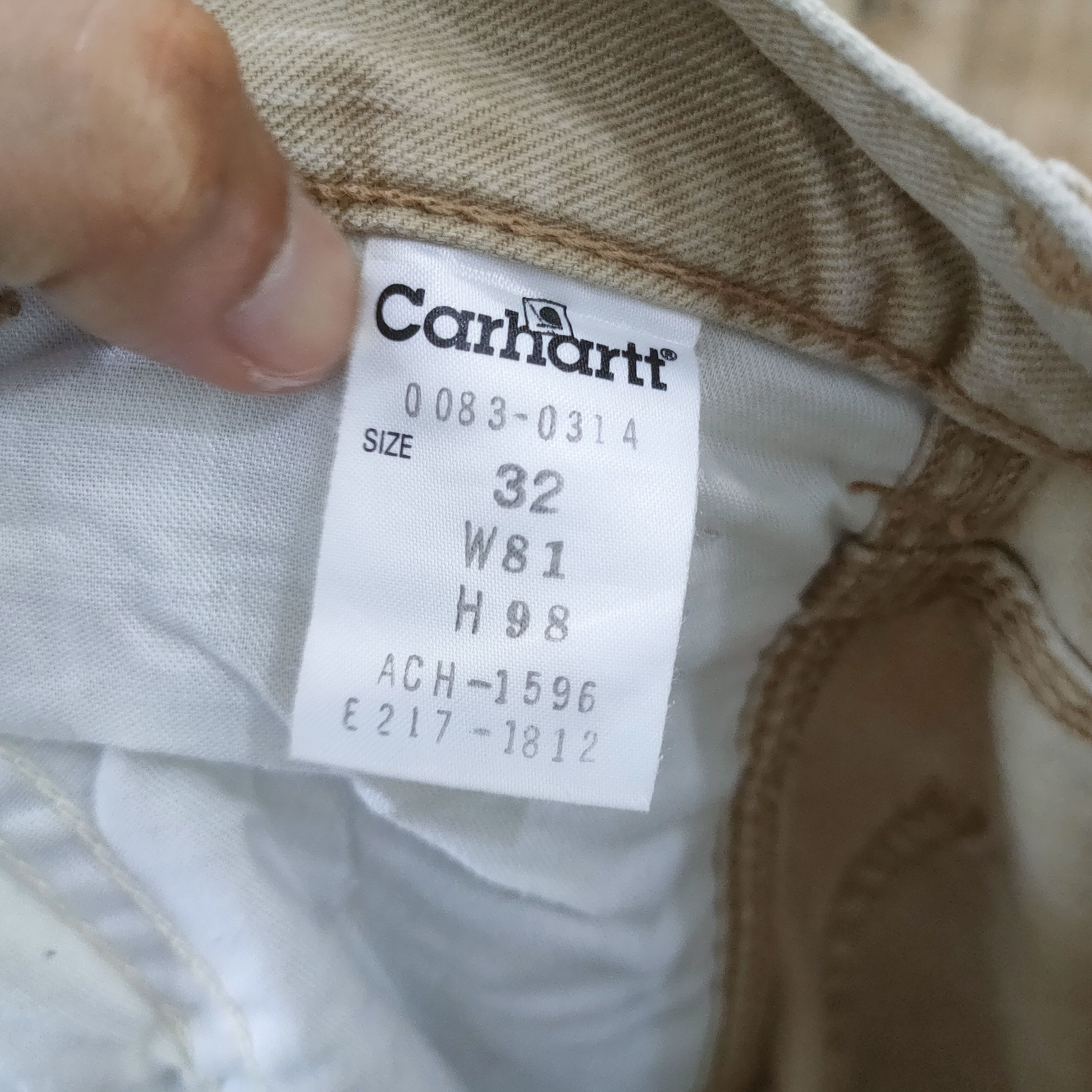 Carhartt CARHARTT FADED CARGO PANTS Size US 32 / EU 48 - 16 Thumbnail