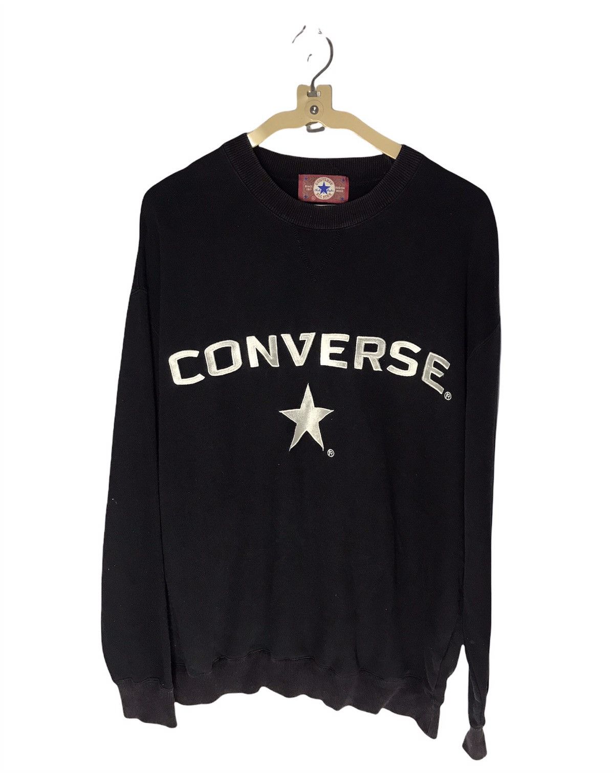 Converse × Vintage Vintage converse spellout distressed sweatshirt Size US XL / EU 56 / 4 - 1 Thumbnail