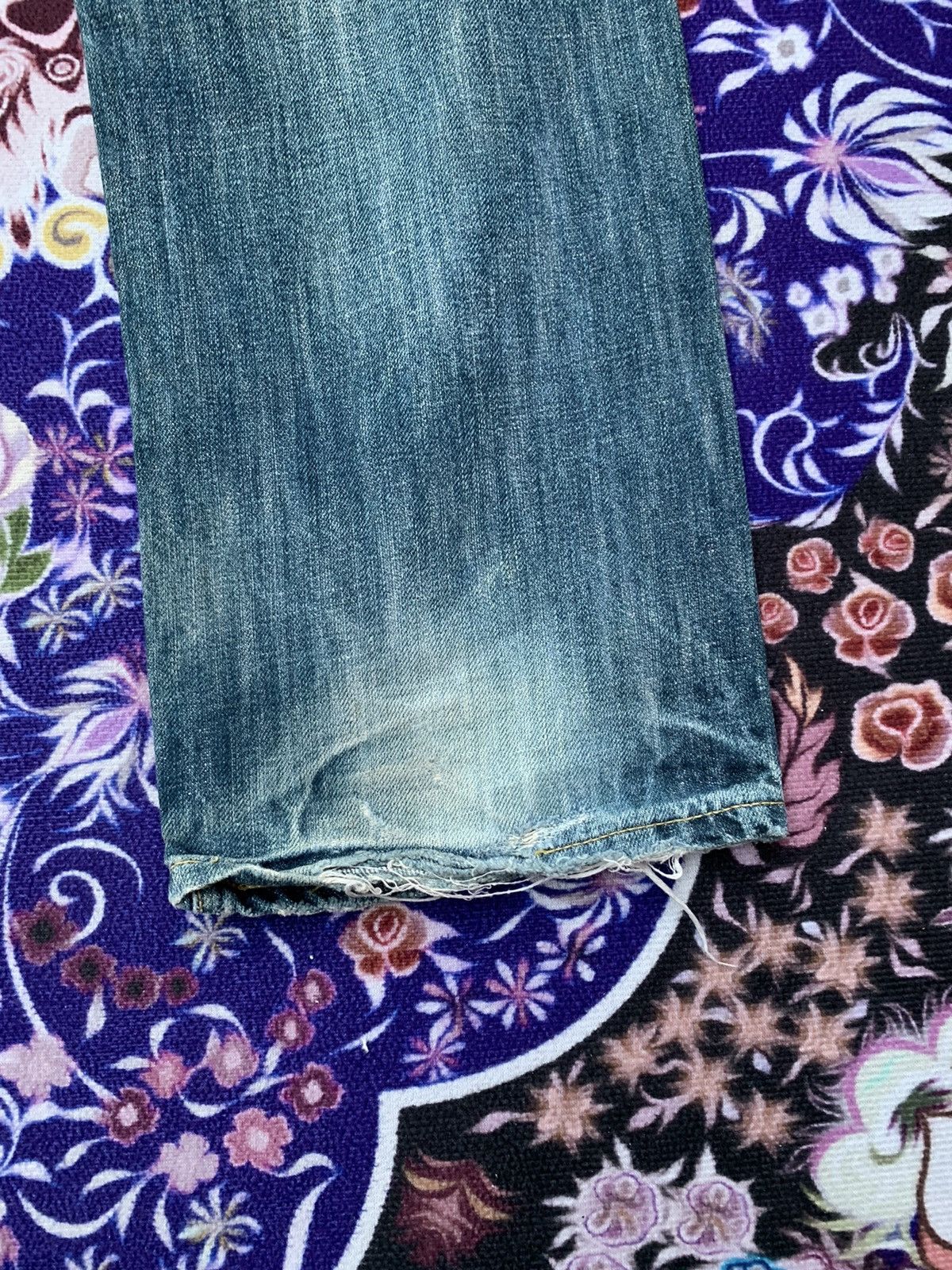 Lee Lee Riders Distressed Denim Size US 34 / EU 50 - 11 Thumbnail