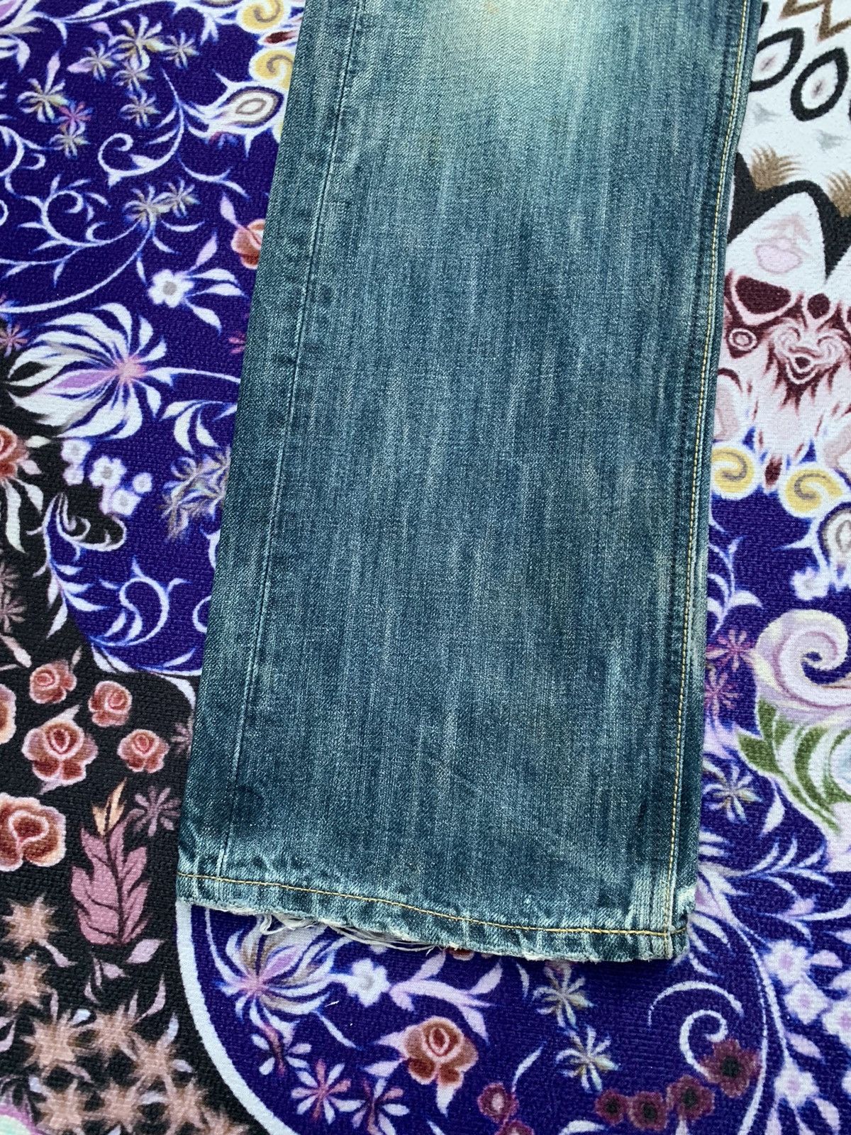 Lee Lee Riders Distressed Denim Size US 34 / EU 50 - 3 Thumbnail
