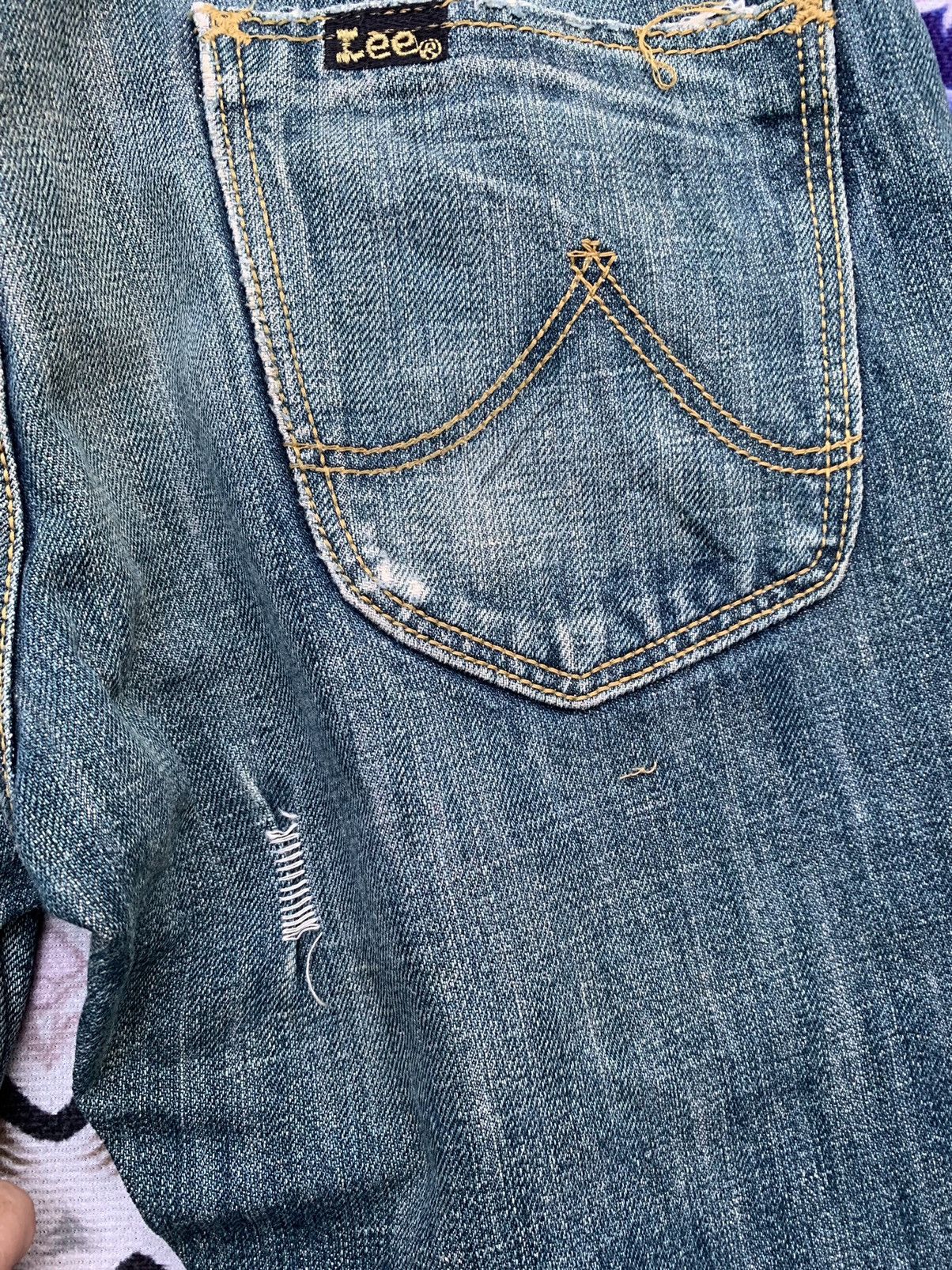 Lee Lee Riders Distressed Denim Size US 34 / EU 50 - 14 Thumbnail
