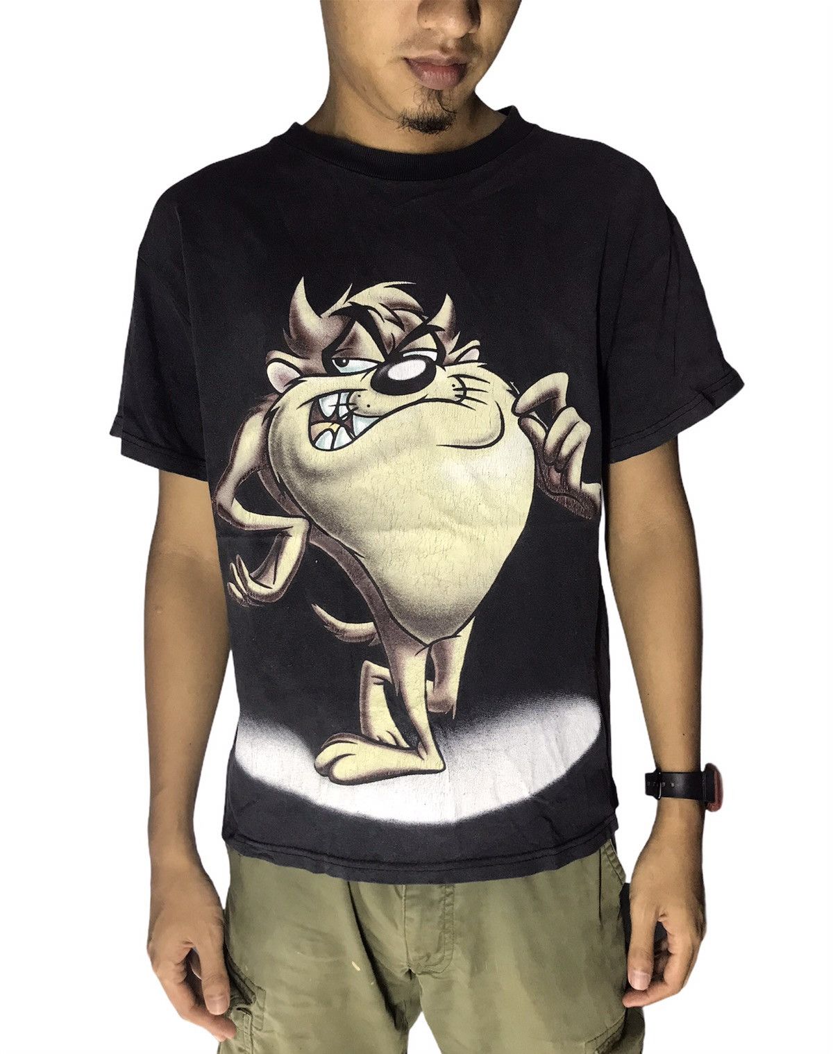 Cartoon Network × Vintage × Warner Bros Vintage Tasmania looney tunes bigprint tee Size US M / EU 48-50 / 2 - 1 Thumbnail