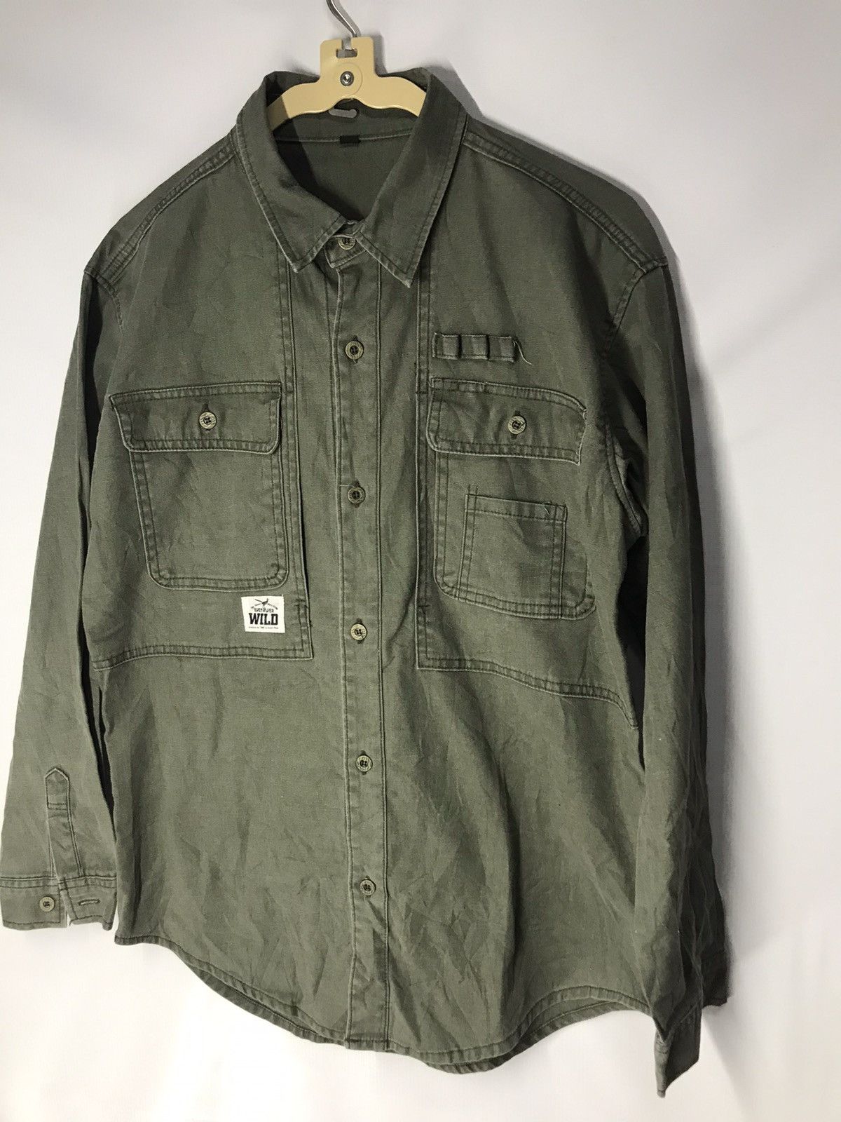 Japanese Brand × Vintage Evenriver wild two poket long sleeve Size US M / EU 48-50 / 2 - 9 Thumbnail