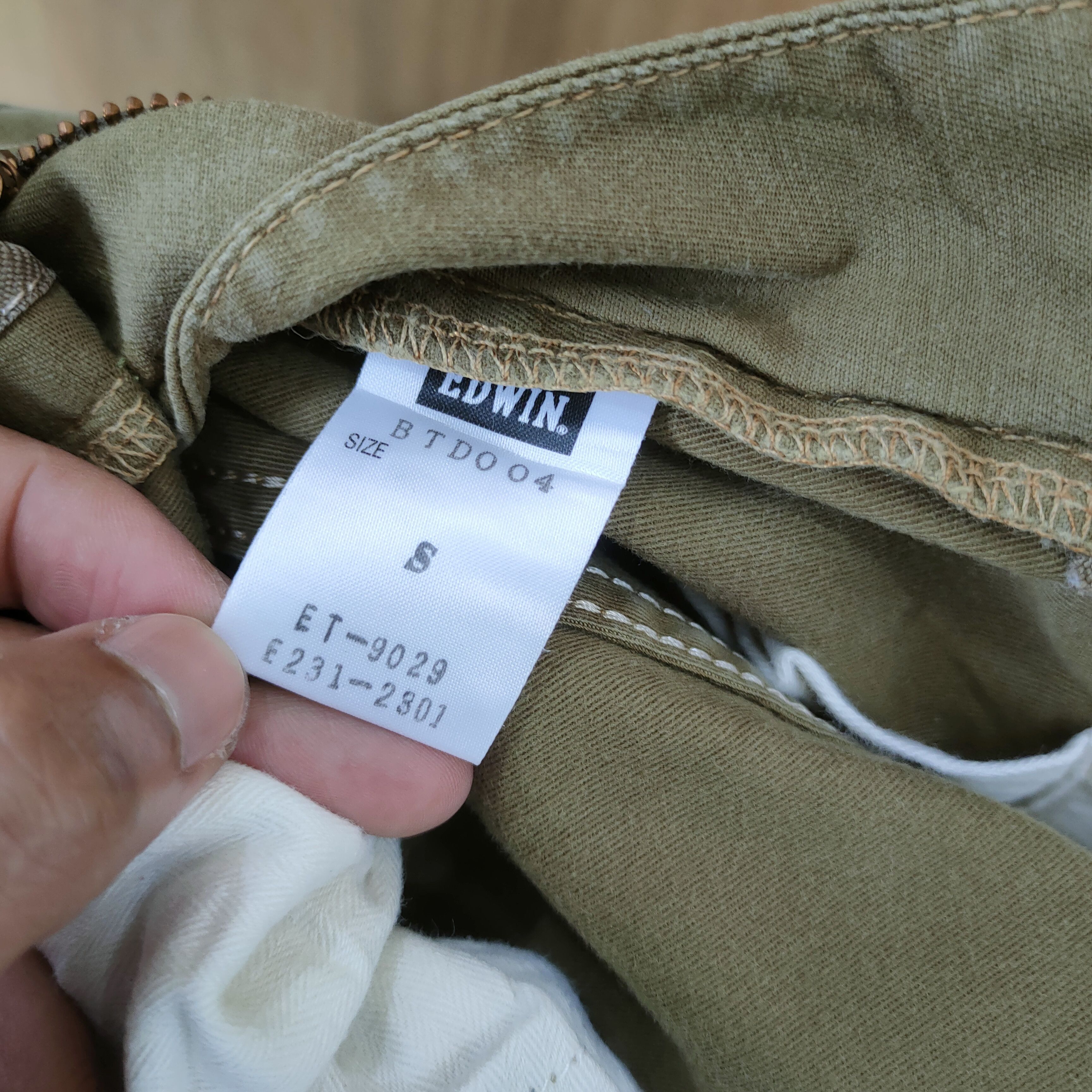 Japan Blue × Japanese Brand VINTAGE BLUE TRIP OLIVE GREEN CARGO PANTS Size US 30 / EU 46 - 11 Thumbnail