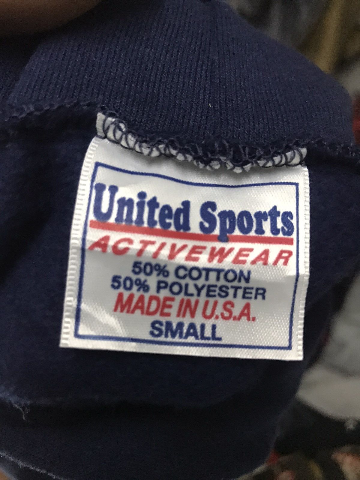 Vintage Vintage hoodie pullover by United sport made in usa Size US S / EU 44-46 / 1 - 3 Thumbnail