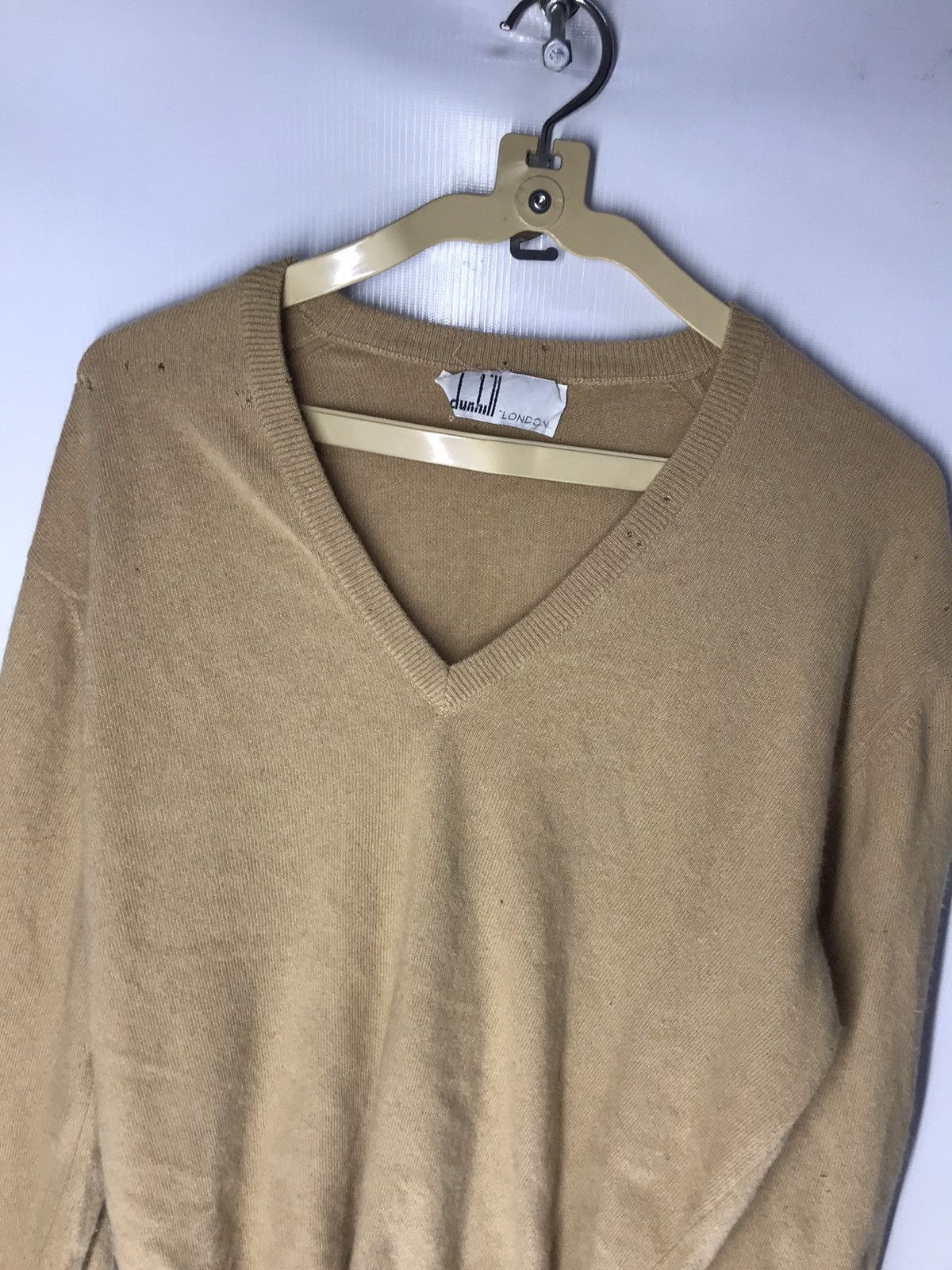 Vintage Vintage wool knitwear vneck dunhill London Size US M / EU 48-50 / 2 - 6 Thumbnail