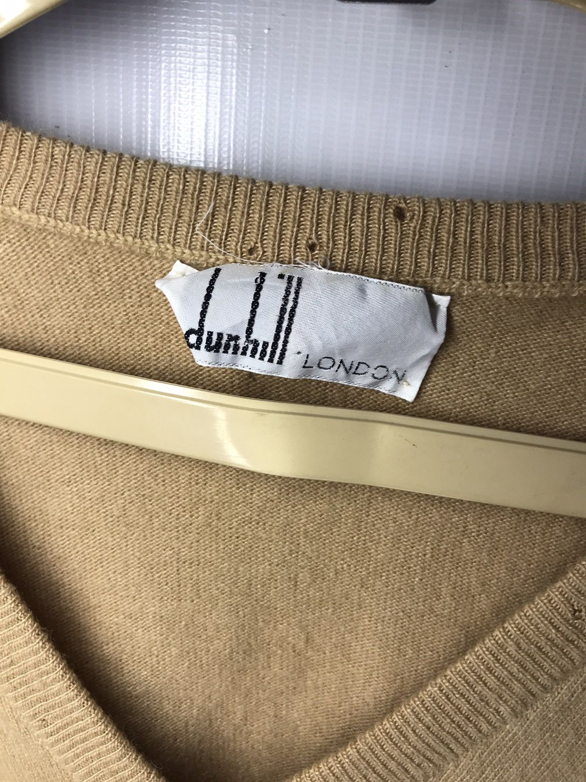 Vintage Vintage wool knitwear vneck dunhill London Size US M / EU 48-50 / 2 - 3 Thumbnail
