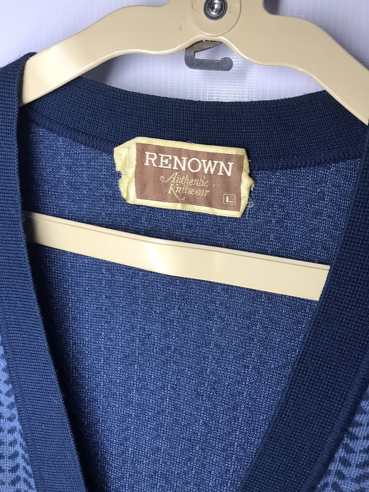 Japanese Brand × Vintage Vintage Wool cardigan by renown Size US M / EU 48-50 / 2 - 3 Thumbnail