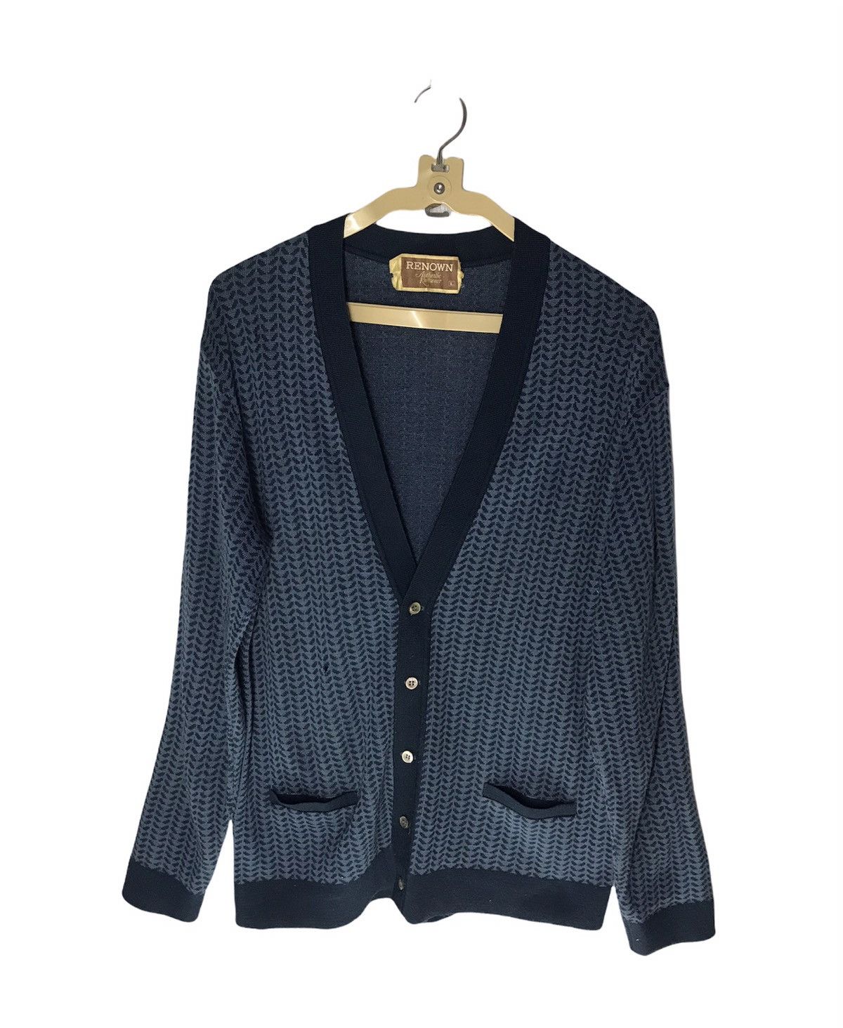Japanese Brand × Vintage Vintage Wool cardigan by renown Size US M / EU 48-50 / 2 - 1 Thumbnail