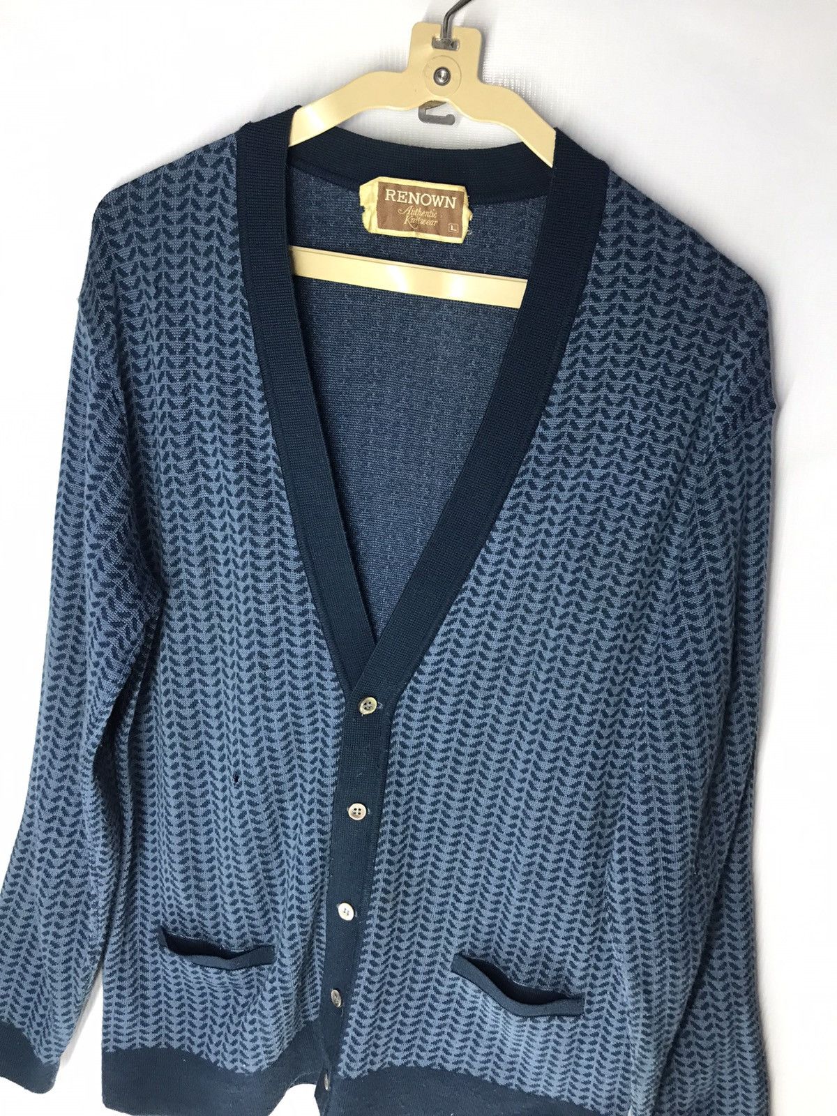 Japanese Brand × Vintage Vintage Wool cardigan by renown Size US M / EU 48-50 / 2 - 4 Thumbnail