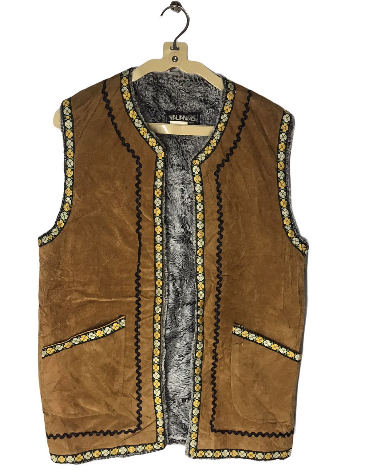 Japanese Brand × Vintage Vest fleece inside by aliantad Size US M / EU 48-50 / 2 - 1 Thumbnail