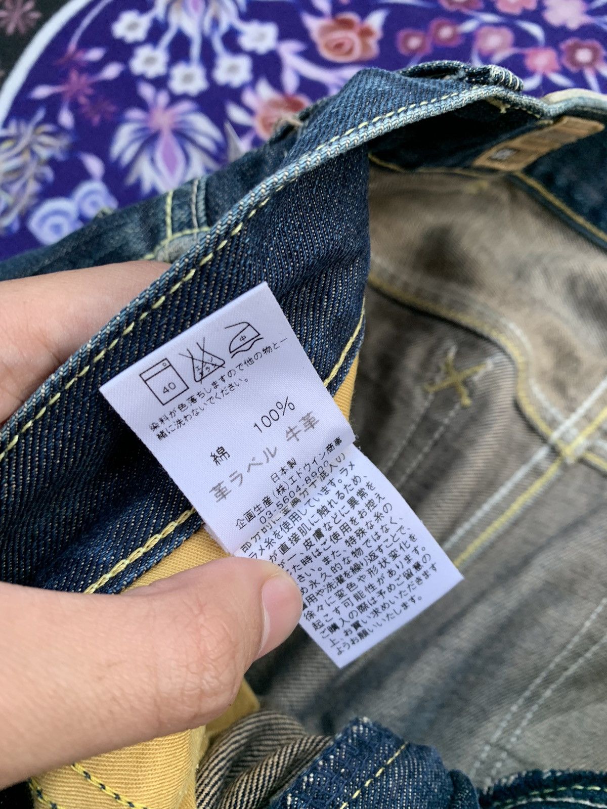 Lee Lee Riders Golden Label Distressed Denim Size US 33 - 7 Thumbnail
