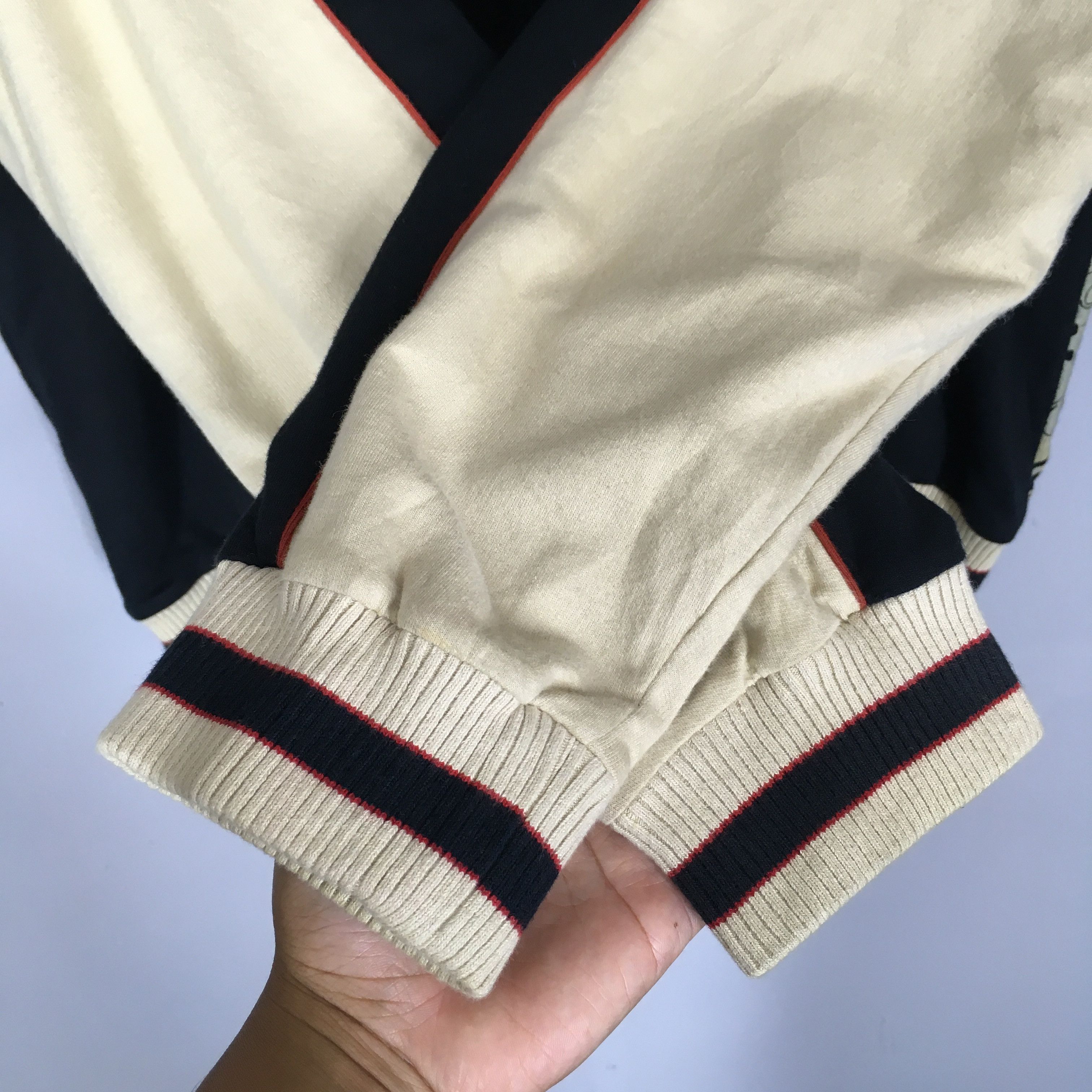 Japanese Brand × Vintage Vintage Sukajan Japan Fish Koi Zipper Sweater Size L Size US L / EU 52-54 / 3 - 7 Thumbnail