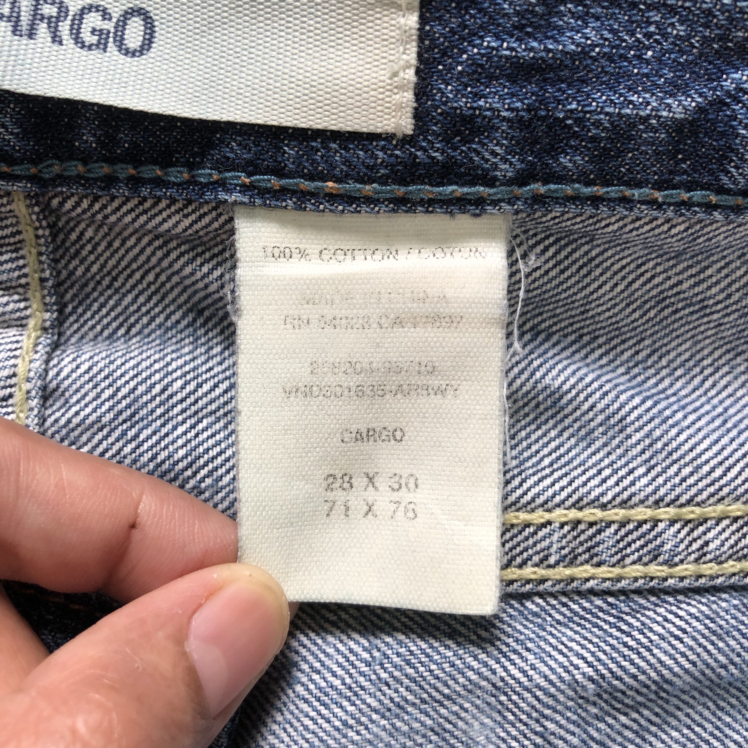 Gap TRASHED GAP CARGO DENIM PANTS #6777-86 Size US 29 - 14 Thumbnail