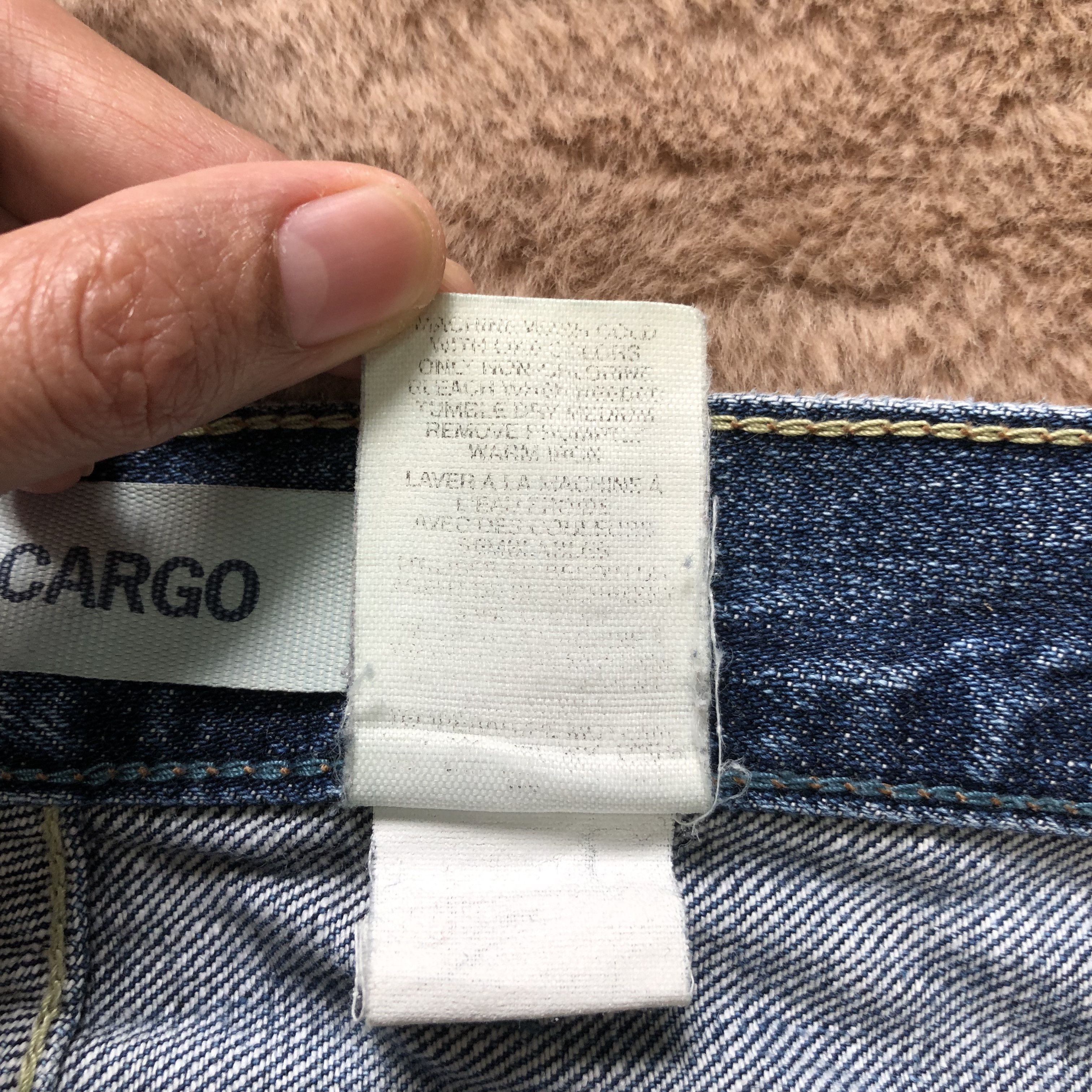 Gap TRASHED GAP CARGO DENIM PANTS #6777-86 Size US 29 - 15 Thumbnail