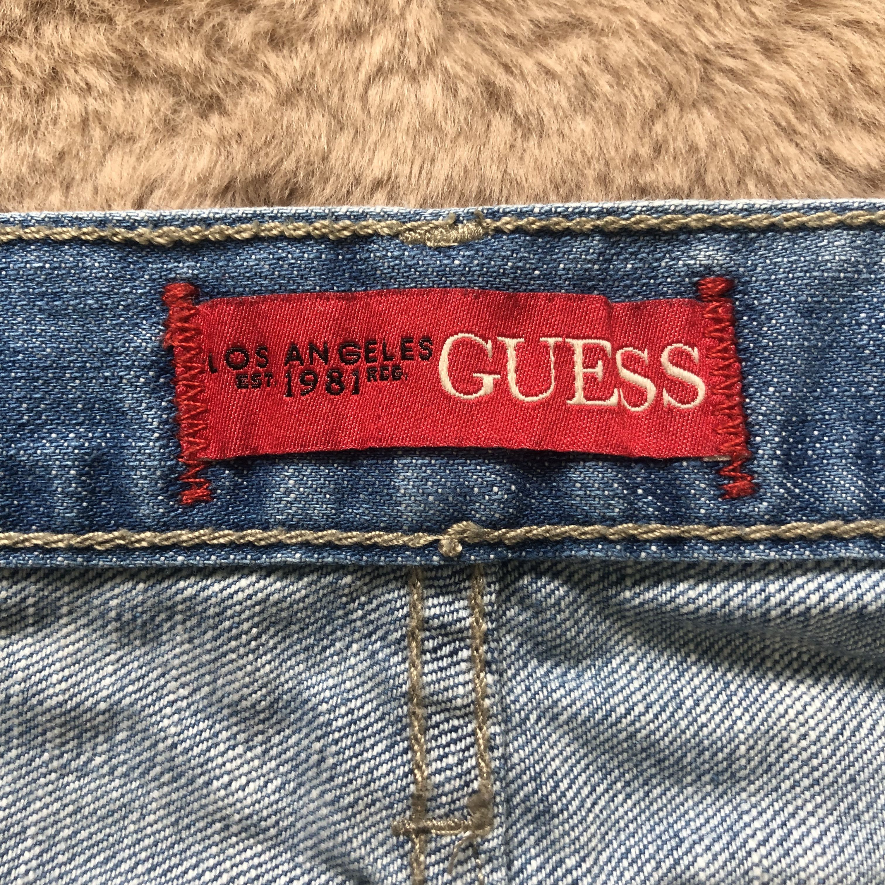 Guess GUESS SLIM STRAIGHT LIGHT WASH DENIM PANTS #6778-86 Size US 39 - 10 Thumbnail
