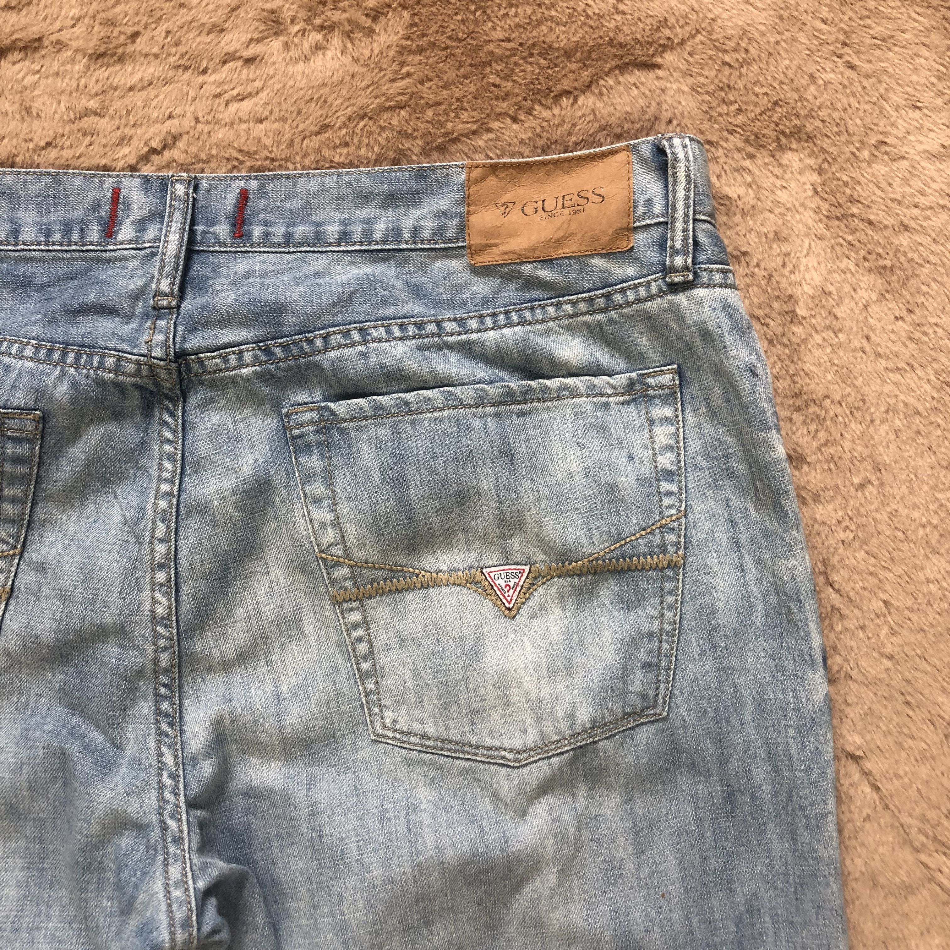 Guess GUESS SLIM STRAIGHT LIGHT WASH DENIM PANTS #6778-86 Size US 39 - 17 Thumbnail