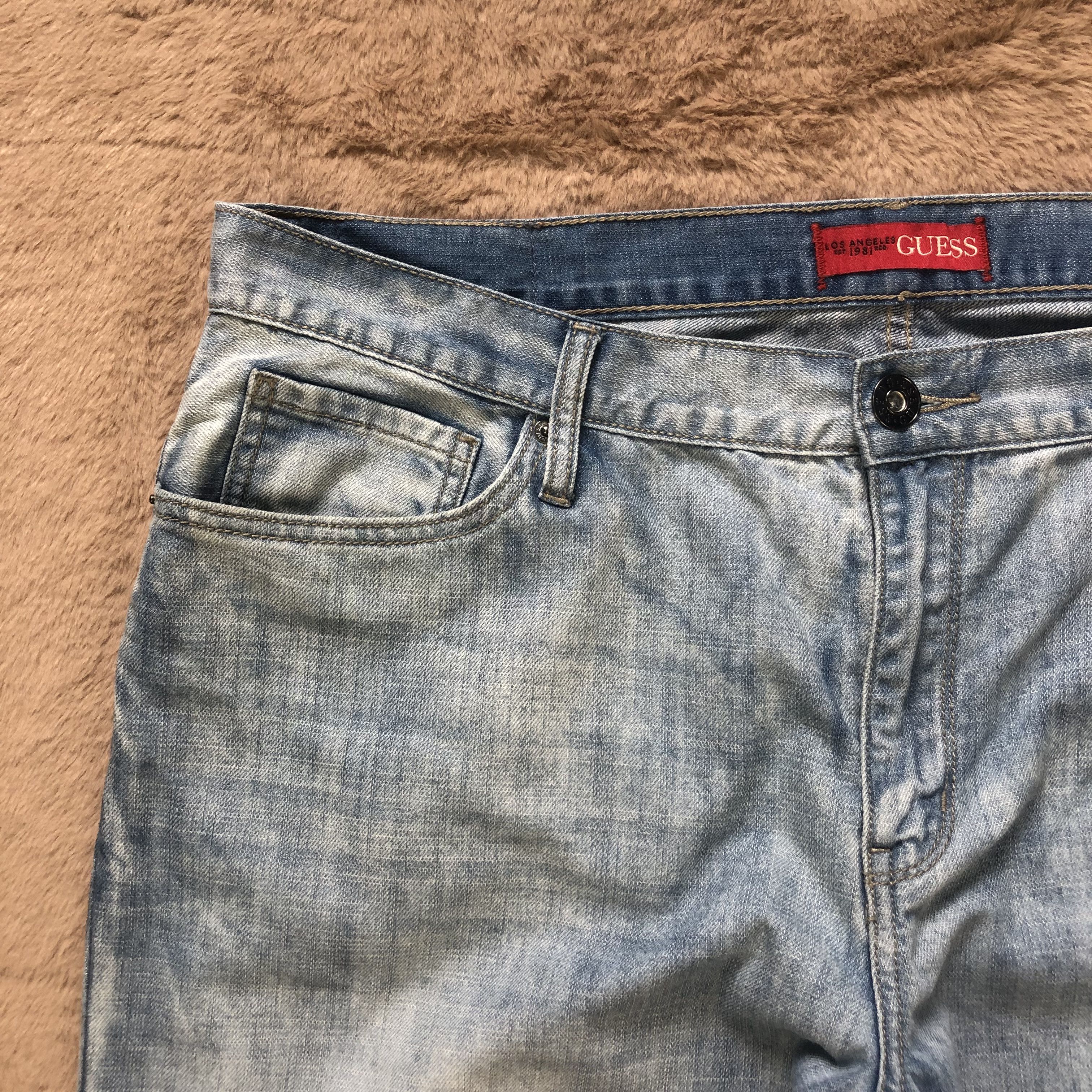 Guess GUESS SLIM STRAIGHT LIGHT WASH DENIM PANTS #6778-86 Size US 39 - 3 Thumbnail