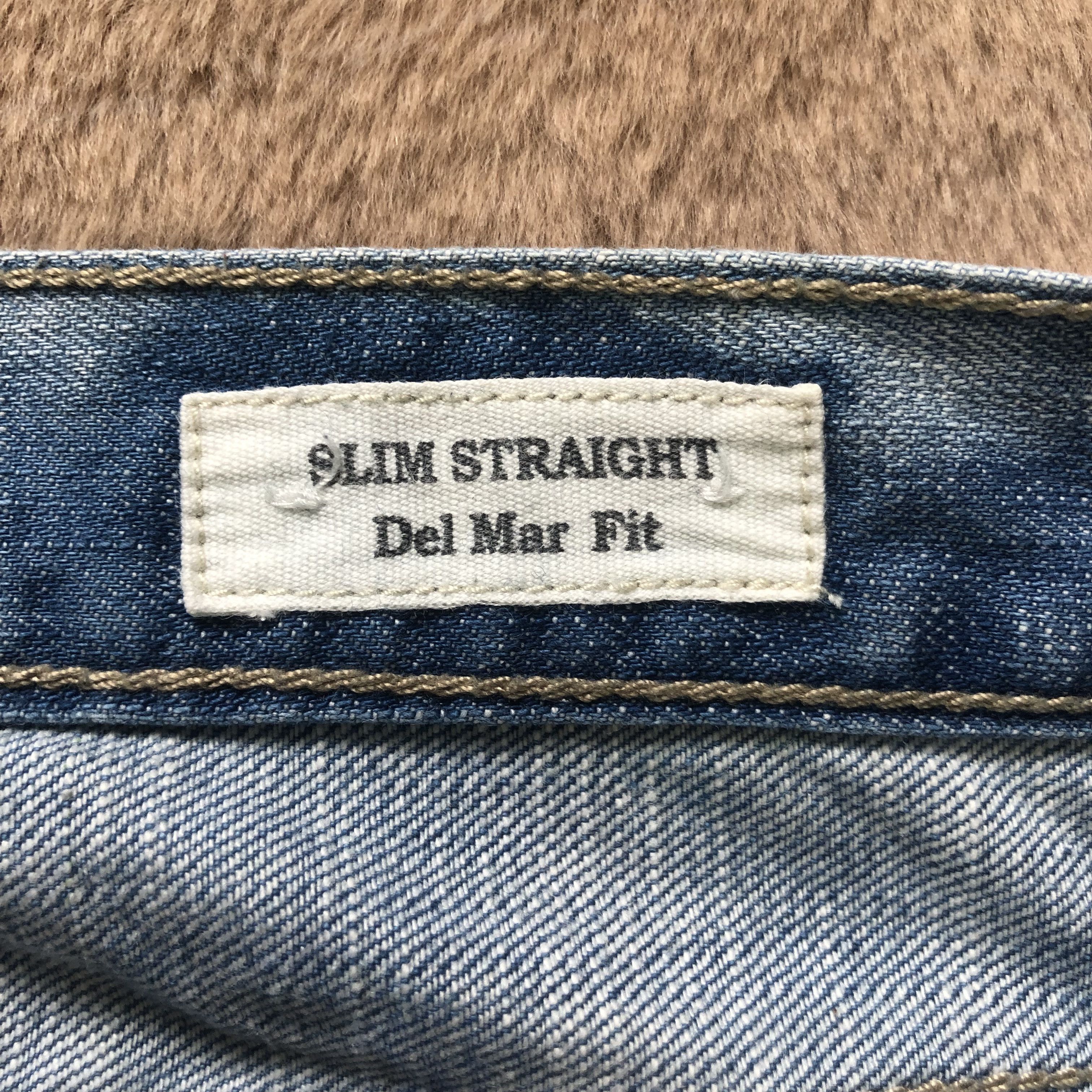Guess GUESS SLIM STRAIGHT LIGHT WASH DENIM PANTS #6778-86 Size US 39 - 11 Thumbnail