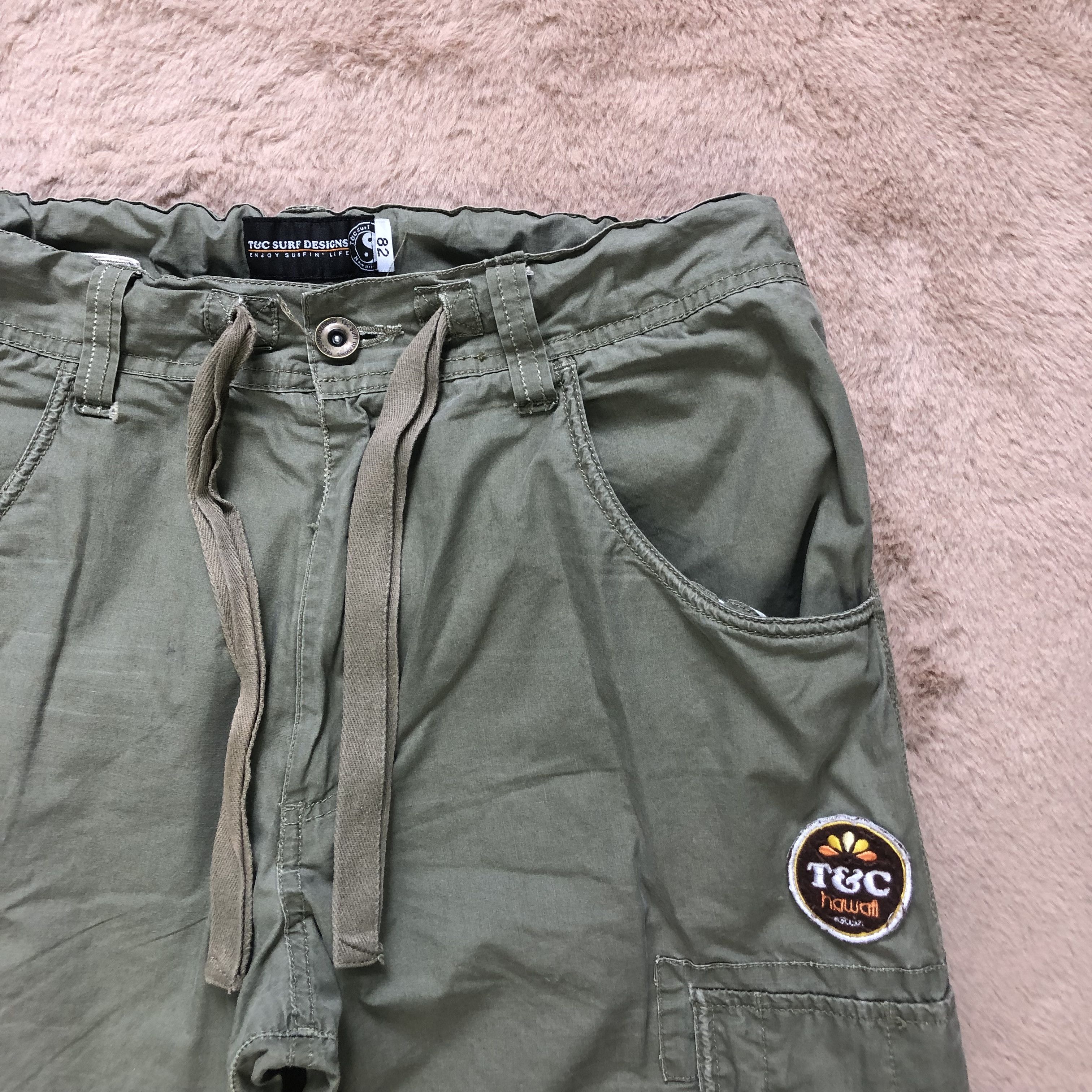 Japanese Brand T&C SURF DESIGN CARGO PANTS #6789-88 Size US 31 - 5 Thumbnail