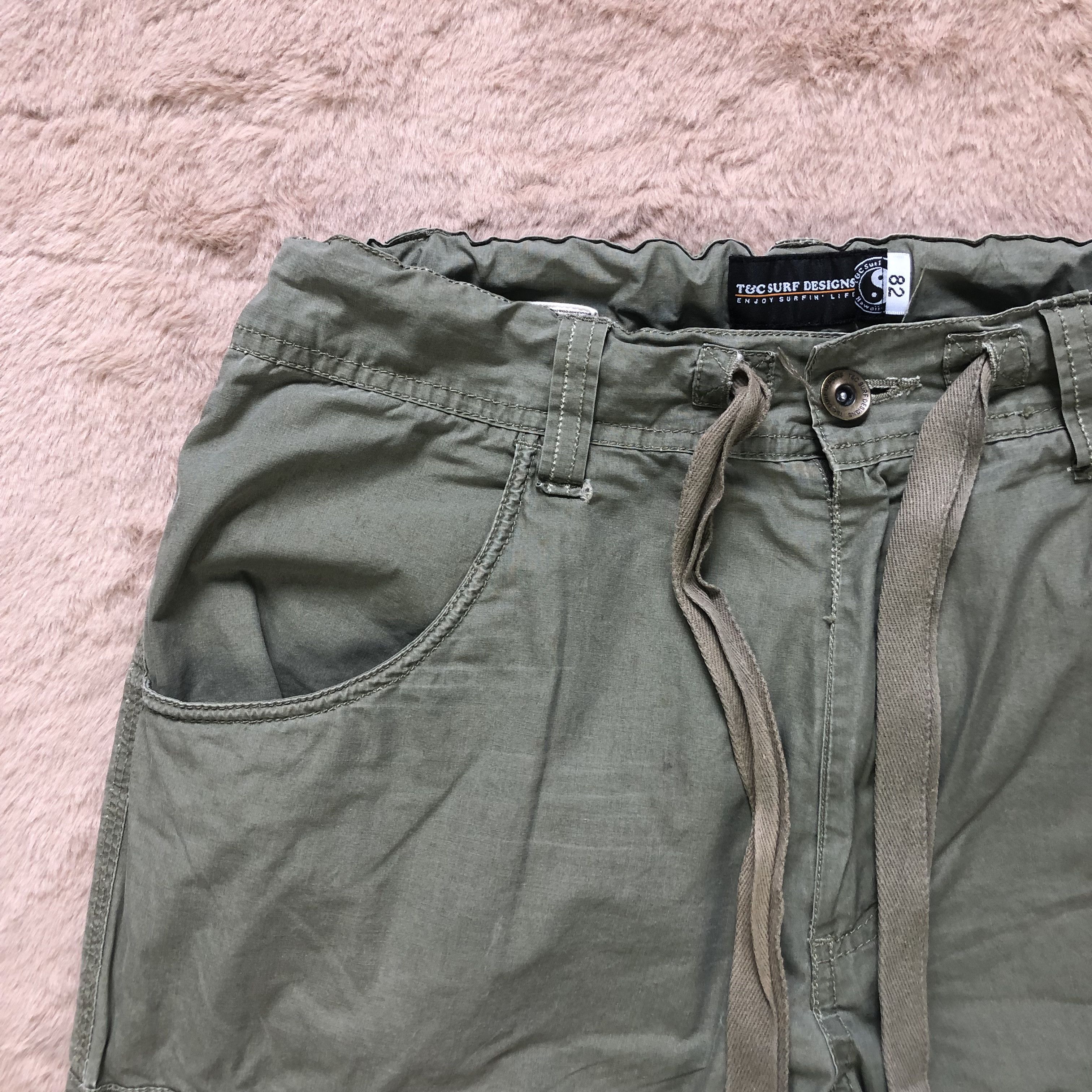Japanese Brand T&C SURF DESIGN CARGO PANTS #6789-88 Size US 31 - 3 Thumbnail