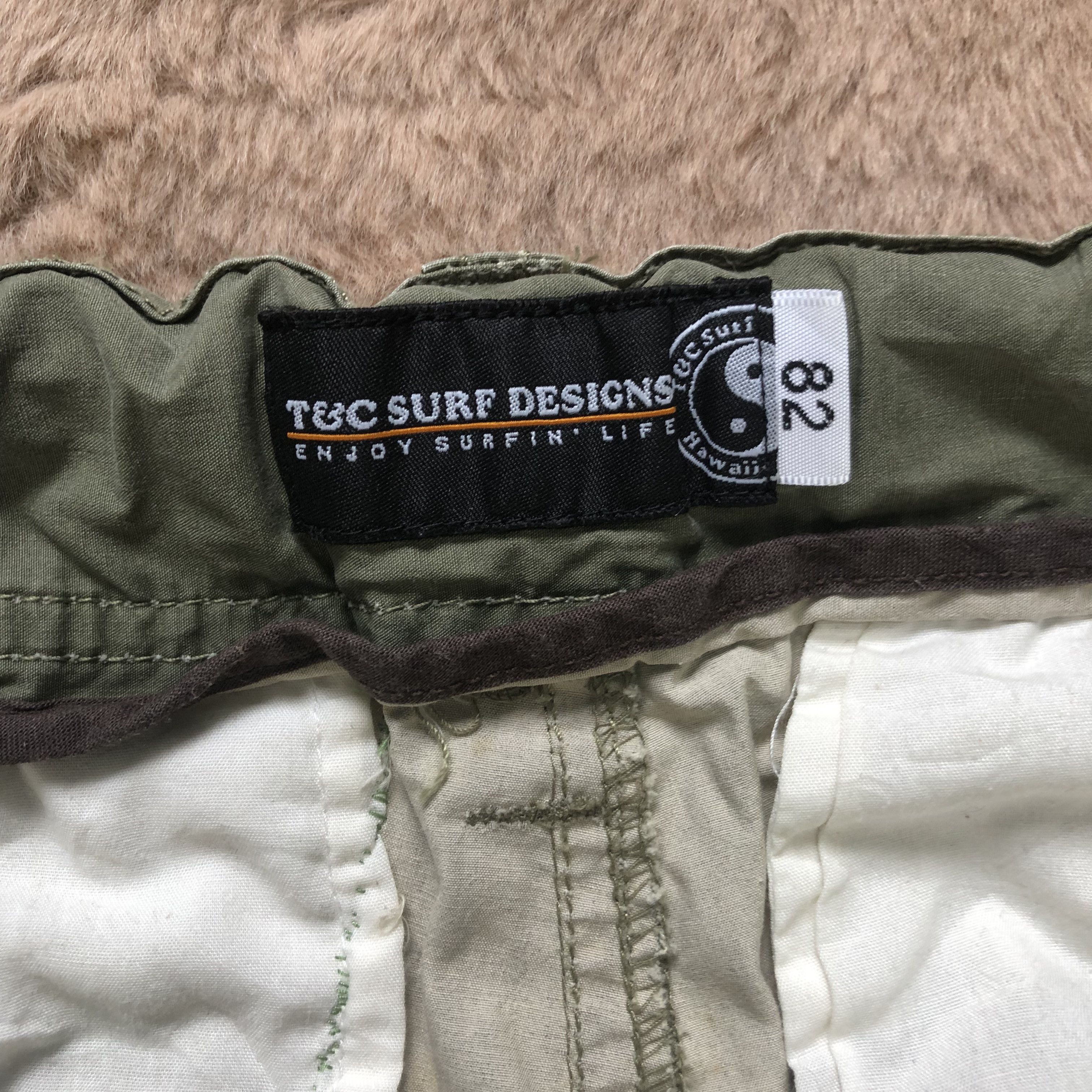Japanese Brand T&C SURF DESIGN CARGO PANTS #6789-88 Size US 31 - 12 Thumbnail