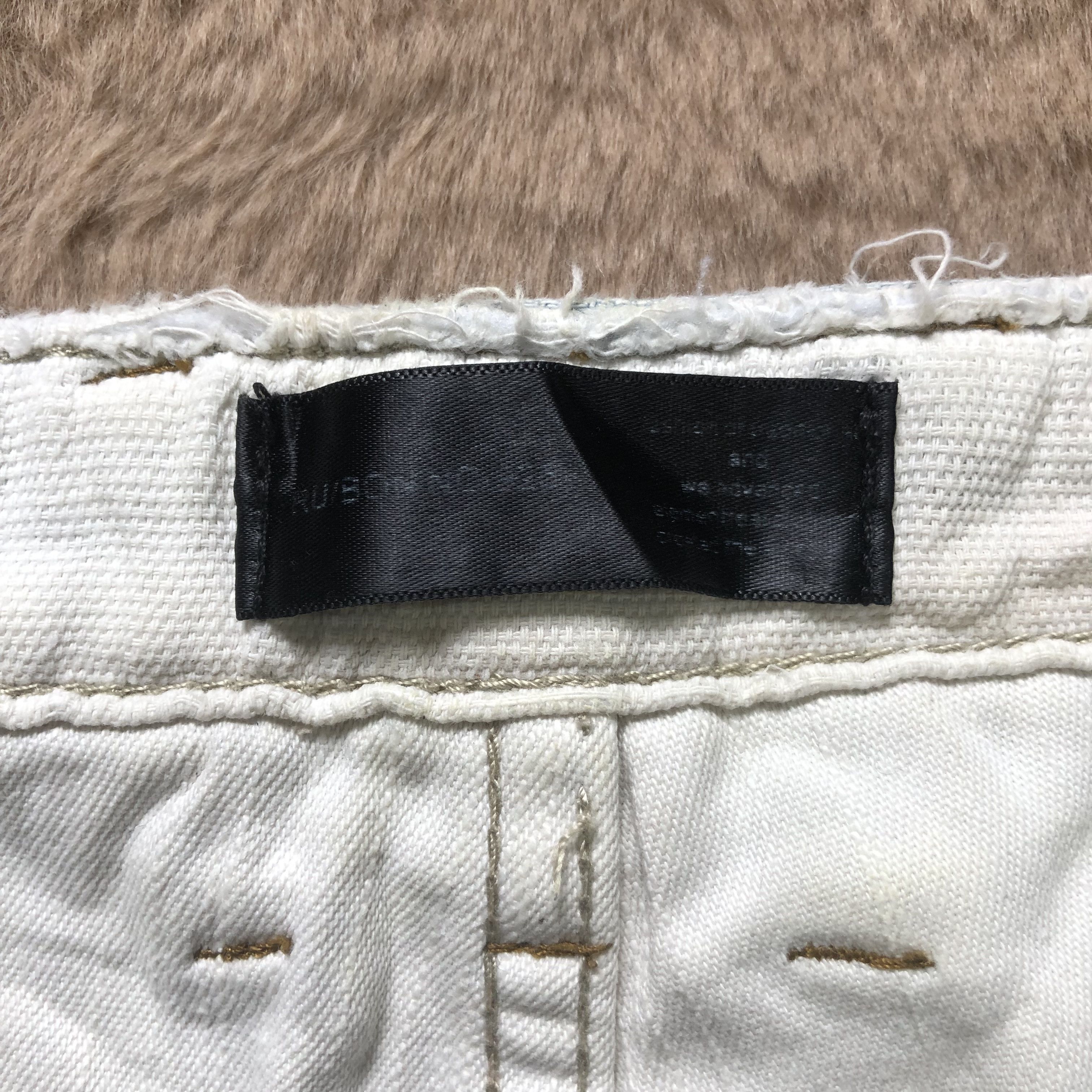 Japanese Brand TRASHED RUBON NO.925 SKINNY FIT LIGHT WASH DENIM #6790-88 Size US 29 - 11 Thumbnail