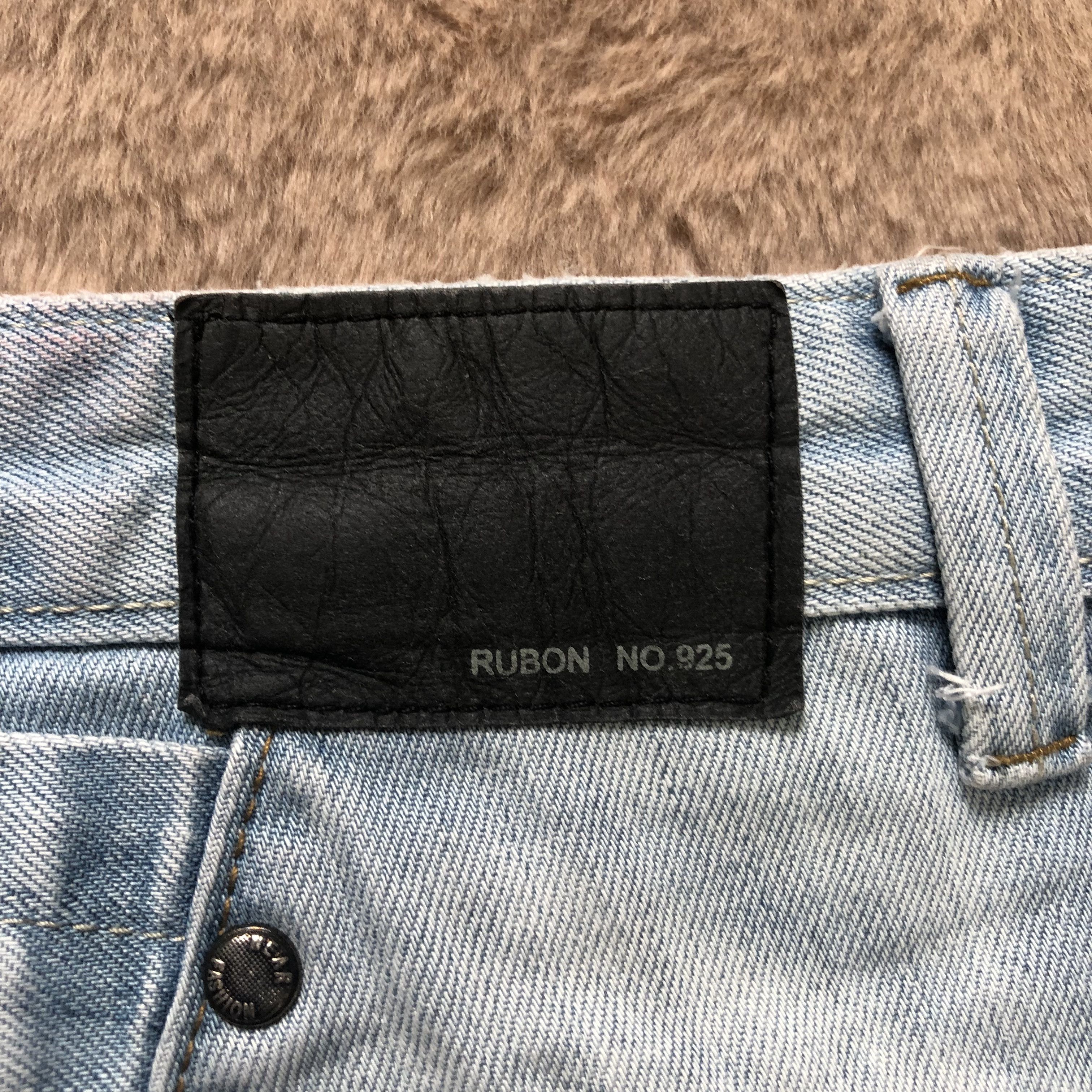 Japanese Brand TRASHED RUBON NO.925 SKINNY FIT LIGHT WASH DENIM #6790-88 Size US 29 - 19 Thumbnail
