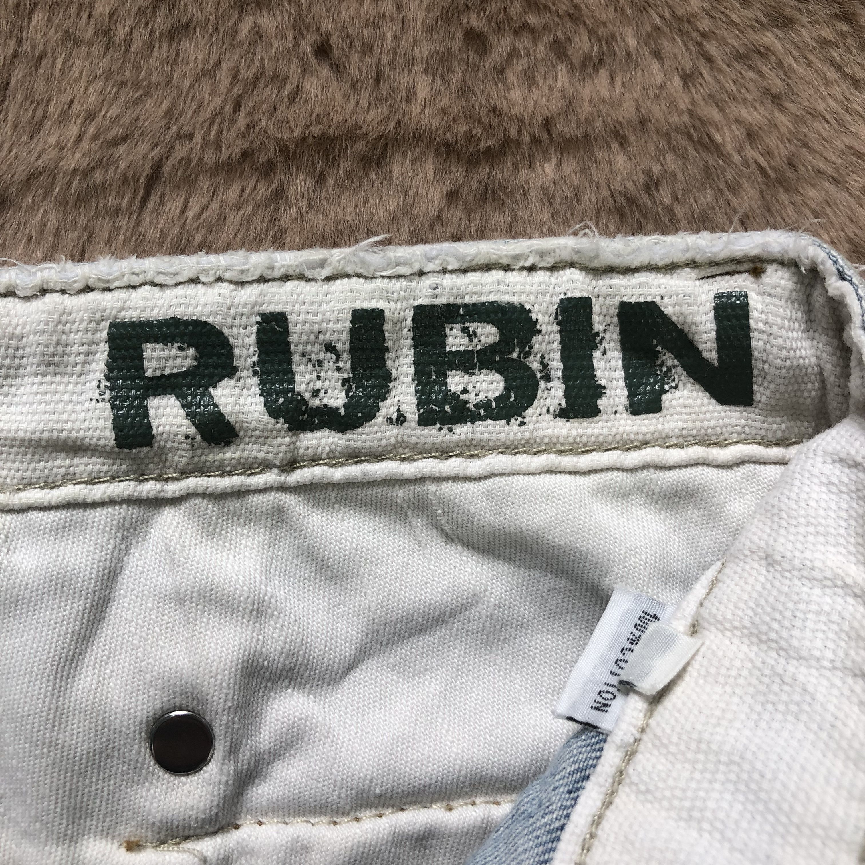 Japanese Brand TRASHED RUBON NO.925 SKINNY FIT LIGHT WASH DENIM #6790-88 Size US 29 - 12 Thumbnail