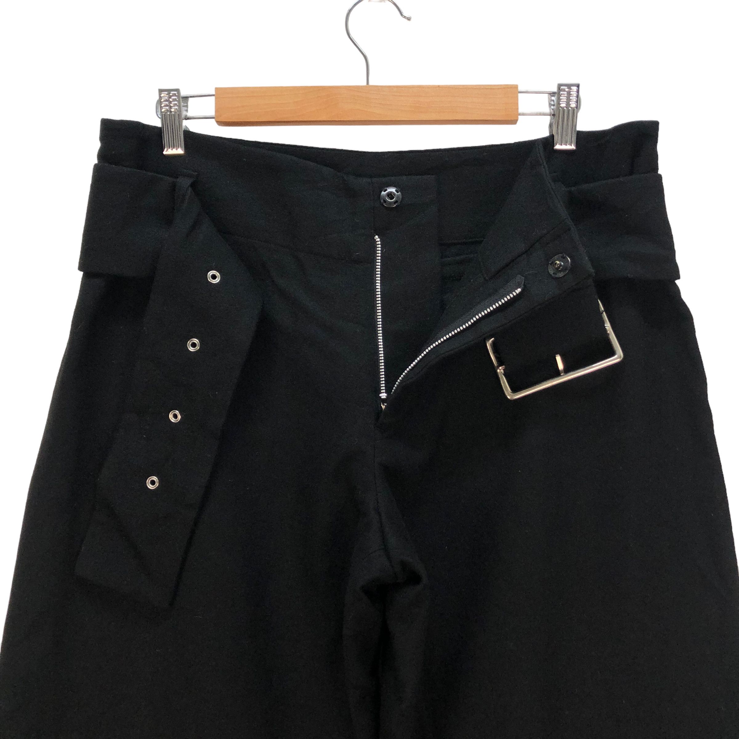 Yohji Yamamoto 2018 S/S Y's YOHJI YAMAMOTO BELTED TROUSERS / PANTS #6818-89 Size US 34 / EU 50 - 3 Thumbnail