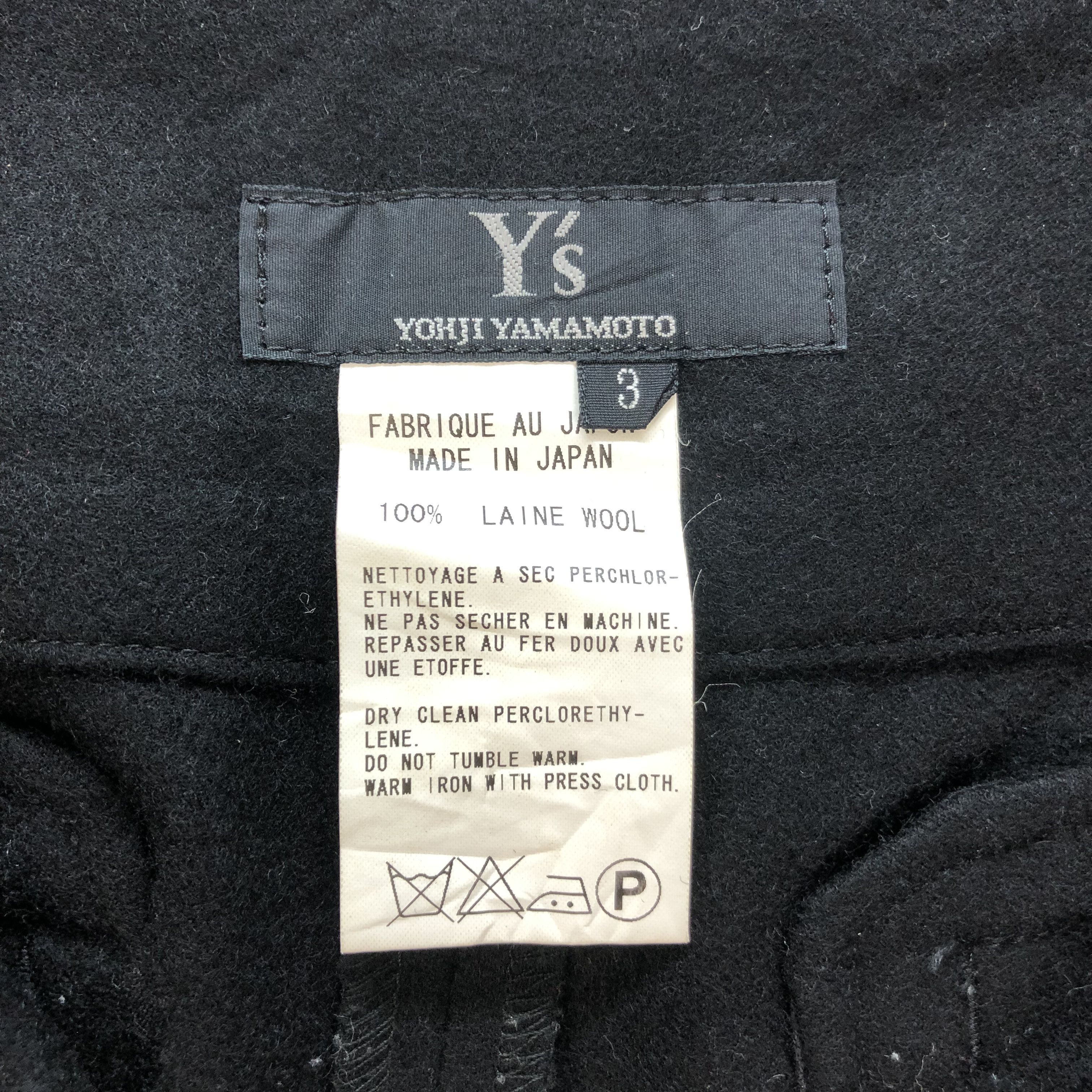 Yohji Yamamoto 2018 S/S Y's YOHJI YAMAMOTO BELTED TROUSERS / PANTS #6818-89 Size US 34 / EU 50 - 5 Thumbnail
