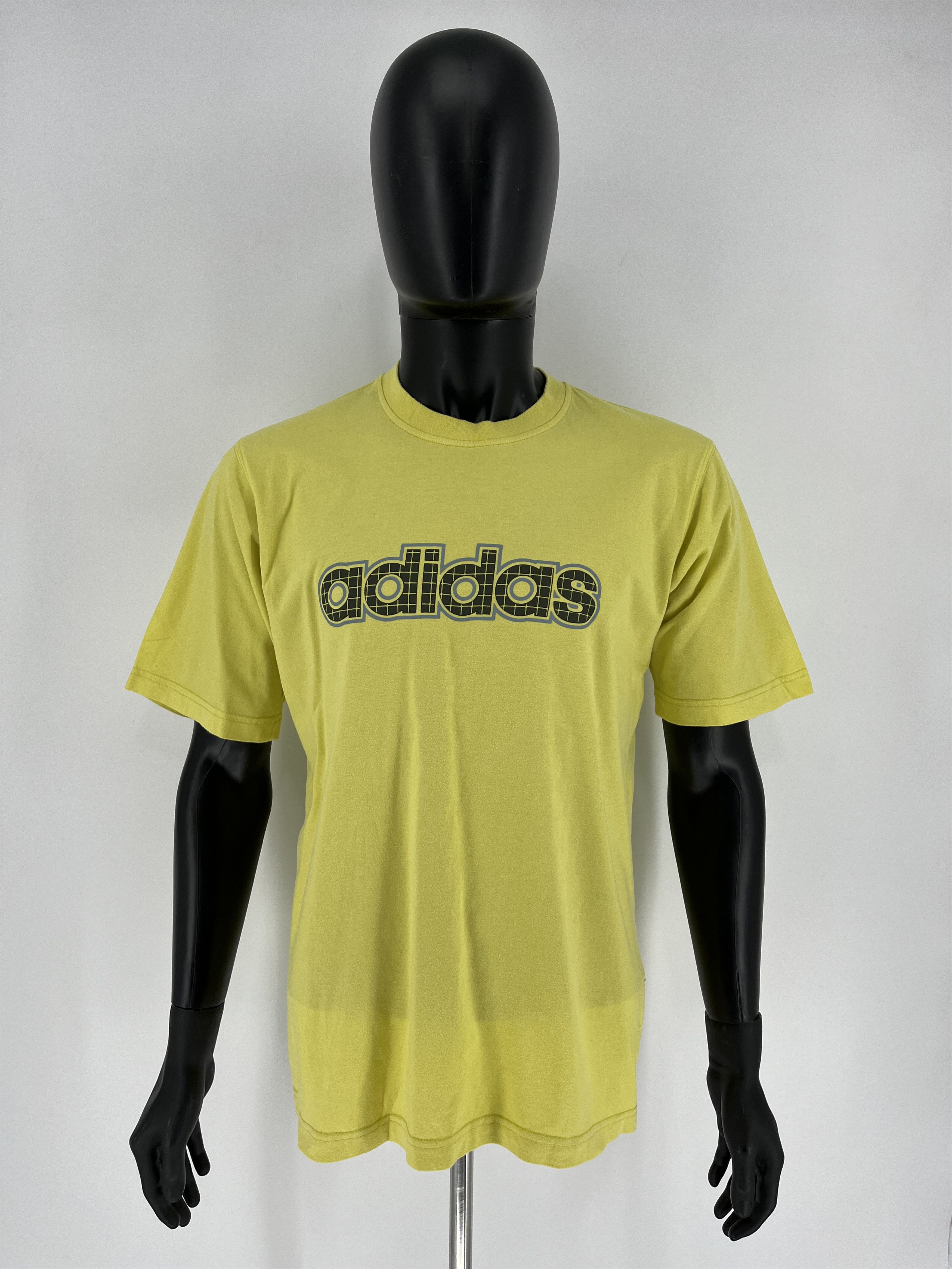 Adidas × Vintage Vintage 90s Adidas Logo Tee Streetwear Size US M / EU 48-50 / 2 - 2 Thumbnail