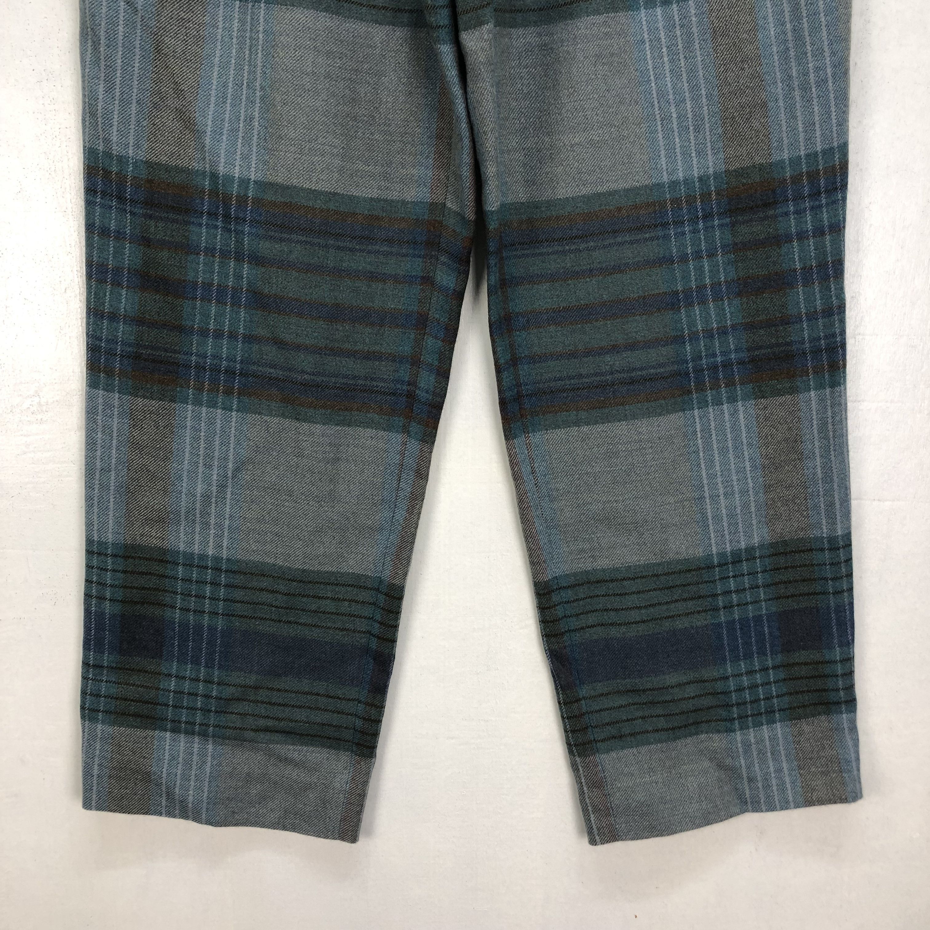 Kenzo ARCHIVES KENZO GOLF TARTAN WOOL TROUSERS #6816-89 Size US 32 / EU 48 - 6 Thumbnail