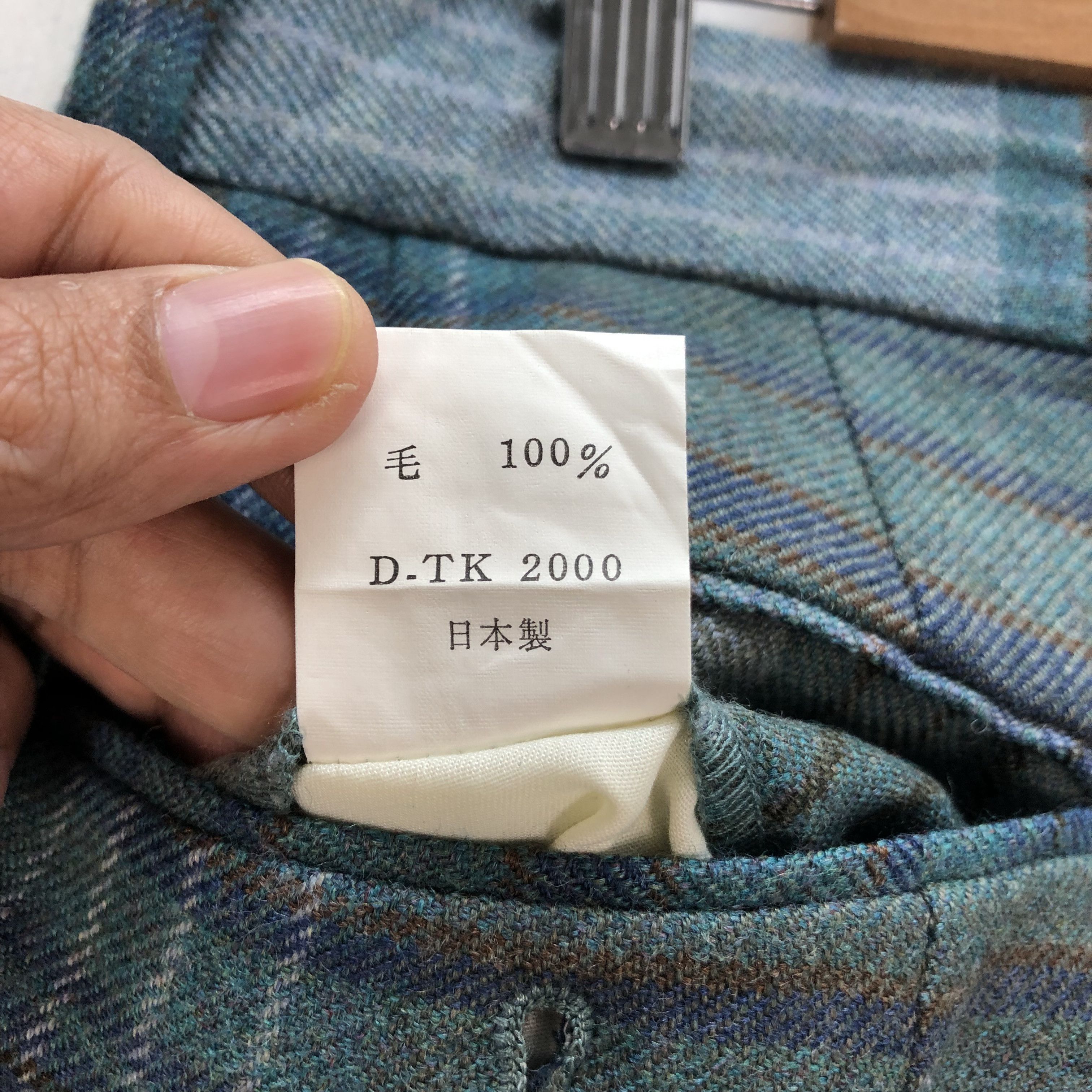 Kenzo ARCHIVES KENZO GOLF TARTAN WOOL TROUSERS #6816-89 Size US 32 / EU 48 - 10 Thumbnail
