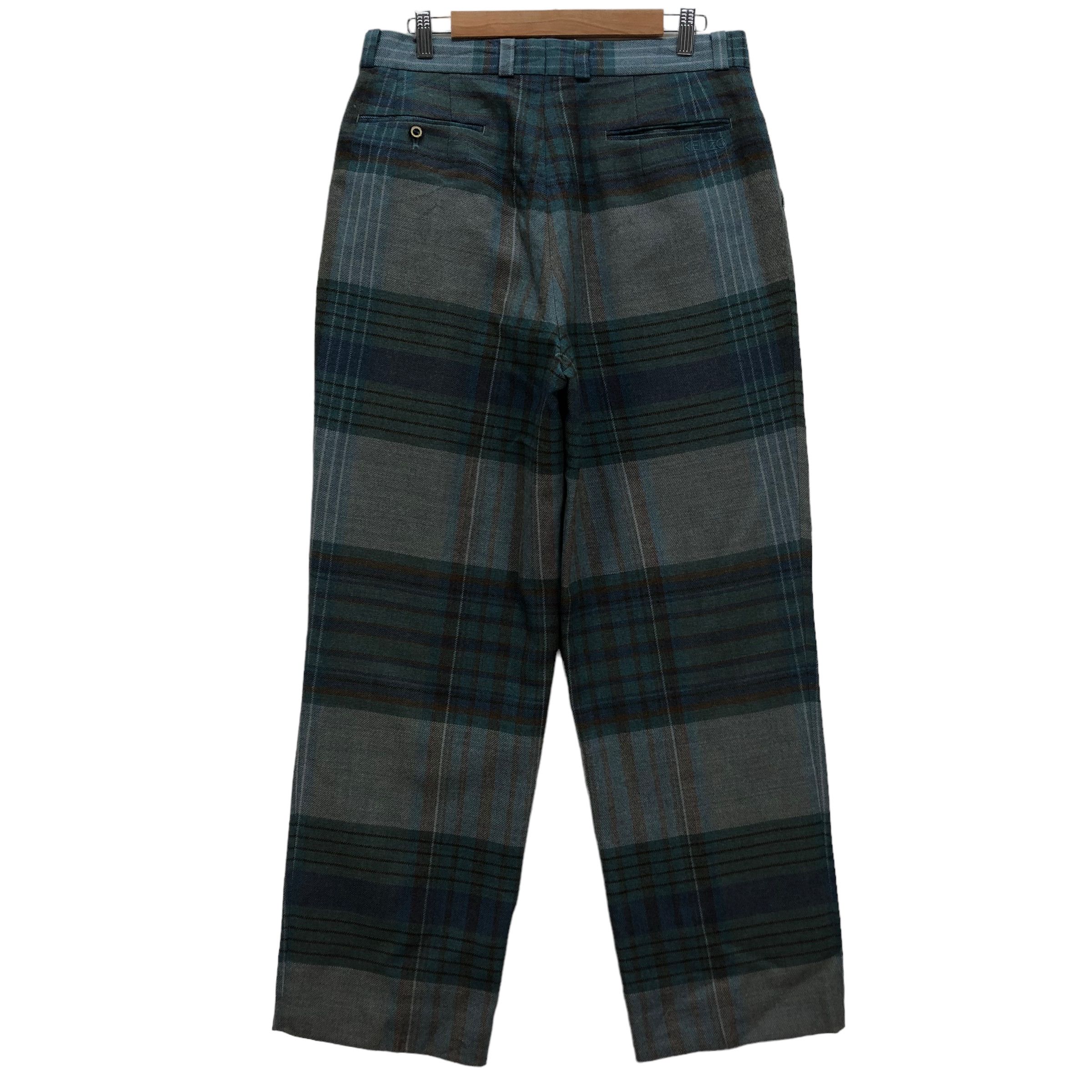 Kenzo ARCHIVES KENZO GOLF TARTAN WOOL TROUSERS #6816-89 Size US 32 / EU 48 - 11 Thumbnail
