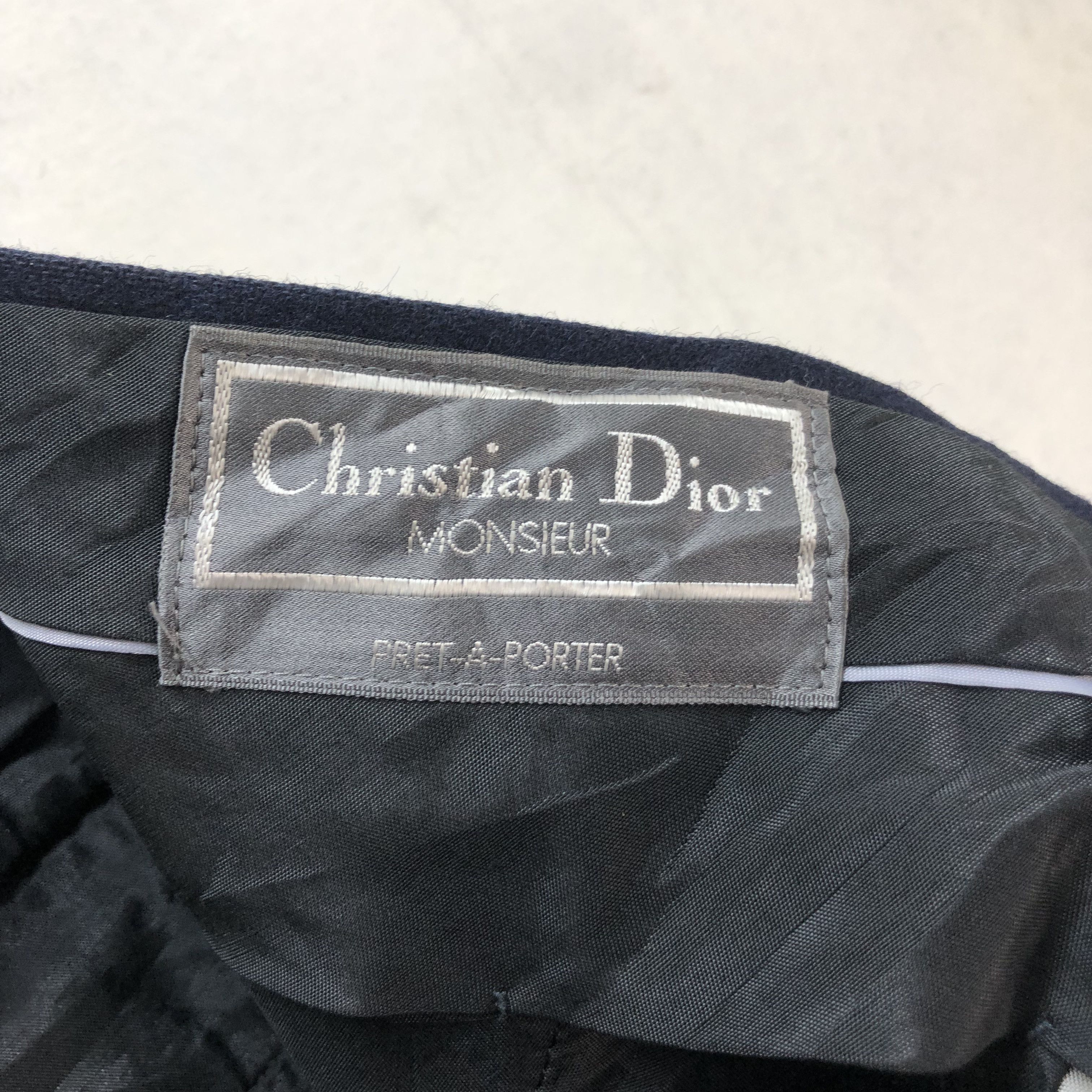 Christian Dior Monsieur CHRISTIAN DIOR MONSIEUR WOOL TROUSERS #6812-89 Size US 33 - 6 Thumbnail