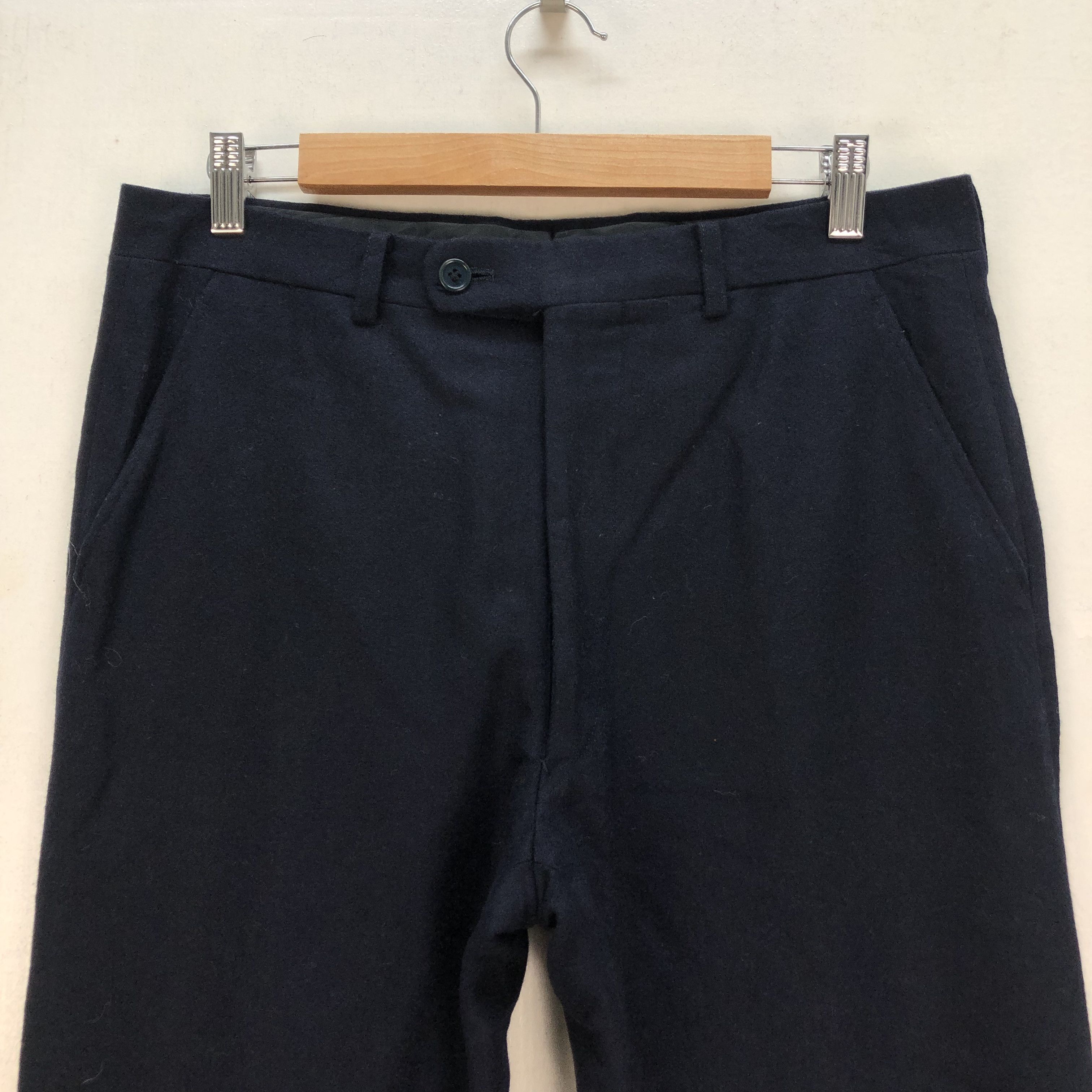 Christian Dior Monsieur CHRISTIAN DIOR MONSIEUR WOOL TROUSERS #6812-89 Size US 33 - 2 Thumbnail