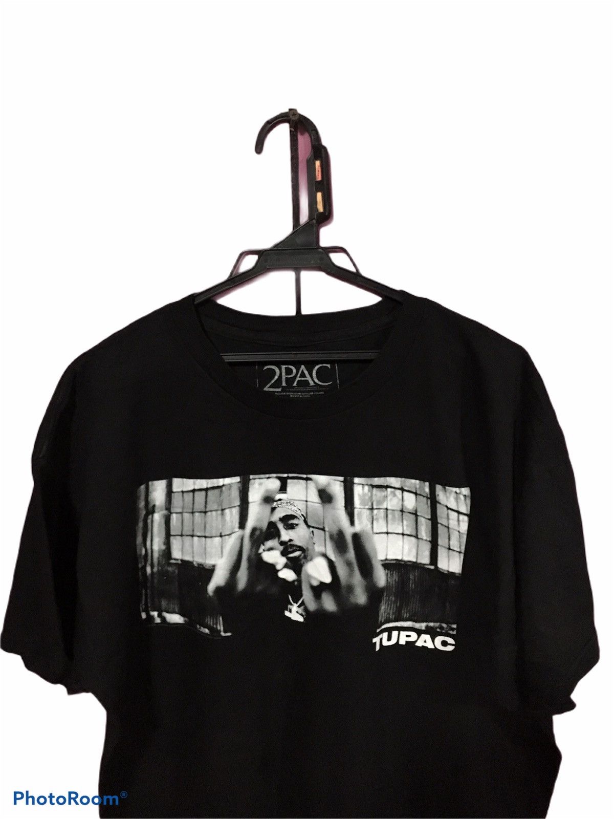 VINTAGE TUPAC BLACK SIZE XL TEE SHIRT MEXICO