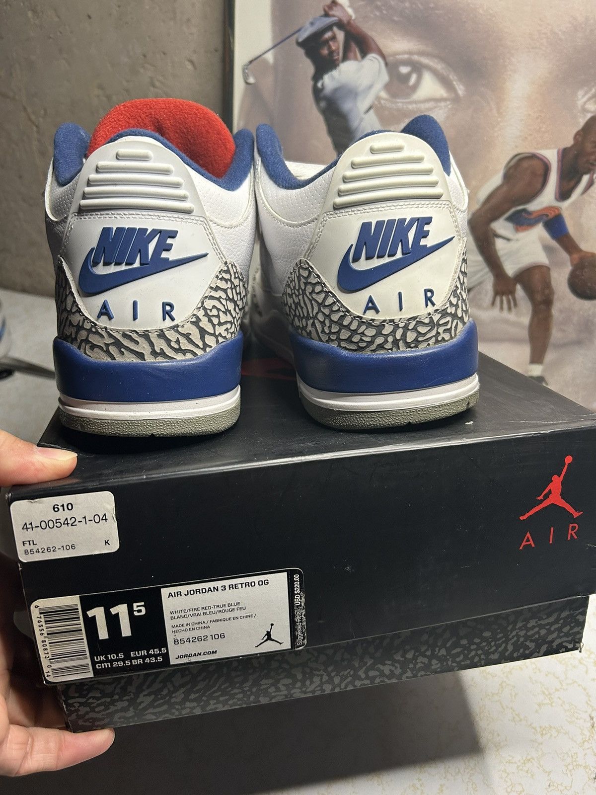 Jordan Retro 'true blue'