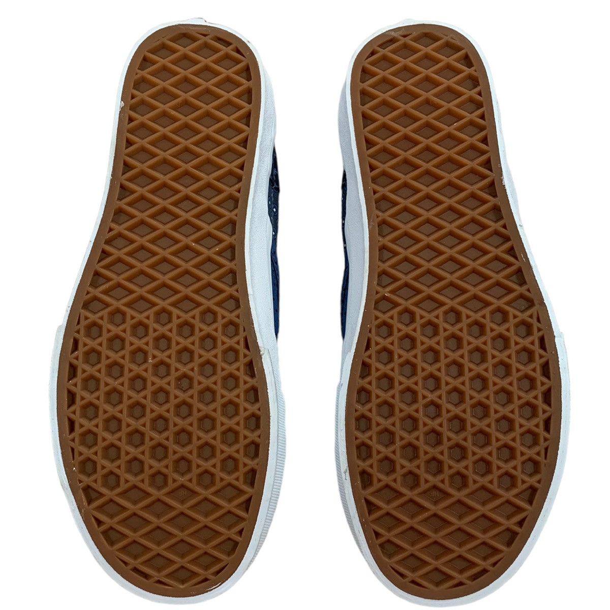 Vans Vans Classics Slip On Tie Print Blue Patchwork Sneakers Size US 6.5 / IT 36.5 - 6 Thumbnail