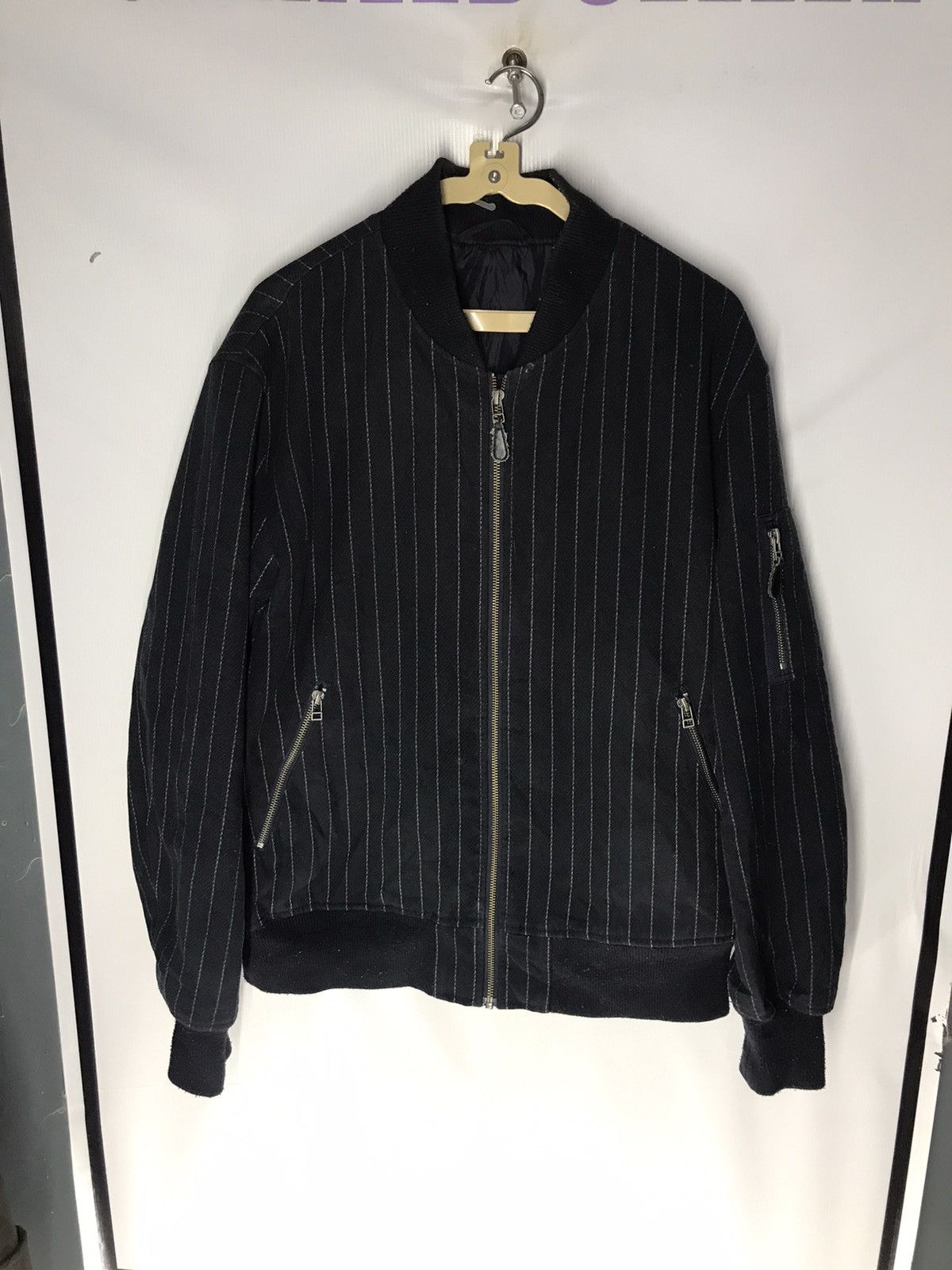 GU Stripe zipper jacket by gu Size US XL / EU 56 / 4 - 5 Thumbnail