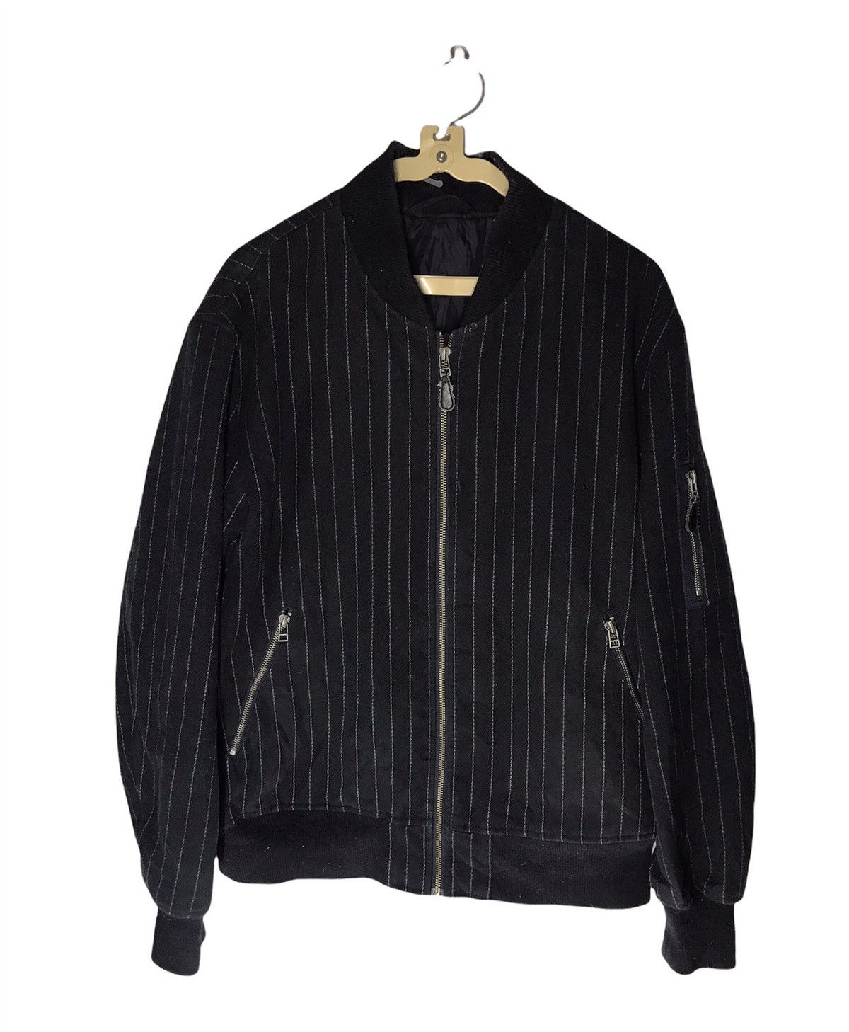 GU Stripe zipper jacket by gu Size US XL / EU 56 / 4 - 1 Thumbnail