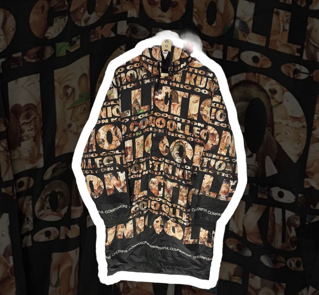 Japanese Brand Kanio collection fullprint long jacket with hoodie Size US L / EU 52-54 / 3 - 1 Thumbnail
