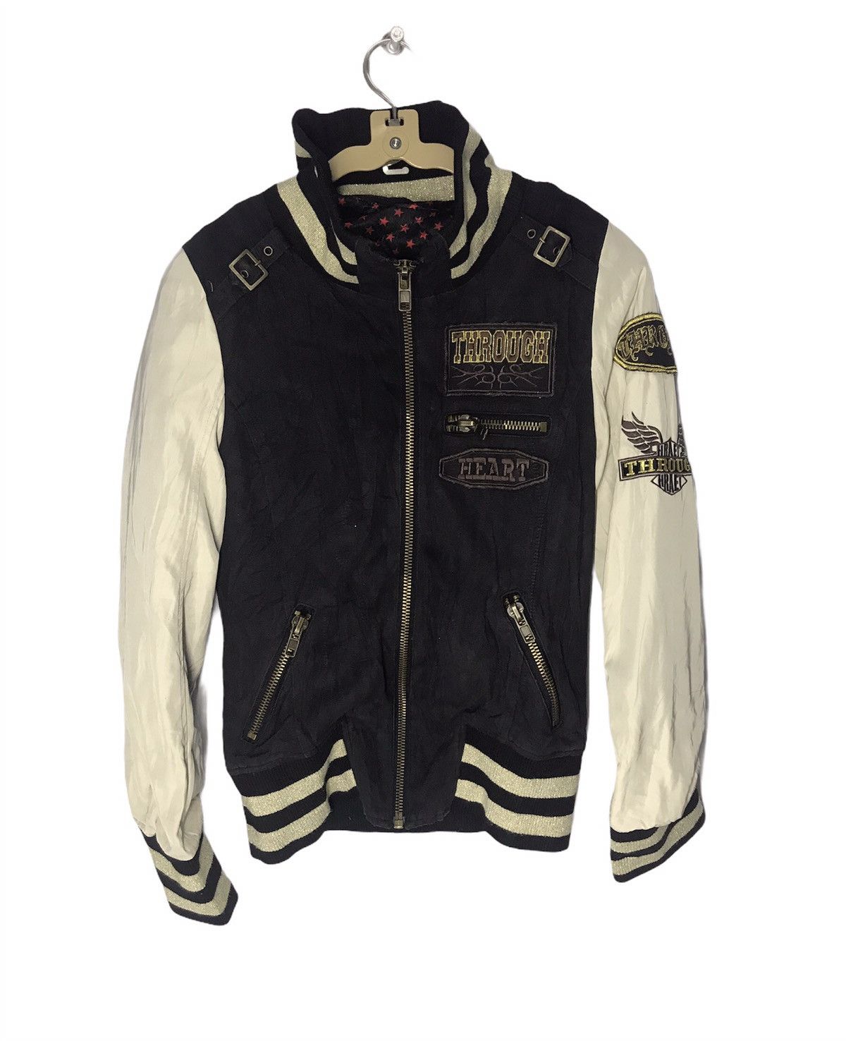 Other Through zipper jacket with patches Size US XS / EU 42 / 0 - 1 Thumbnail