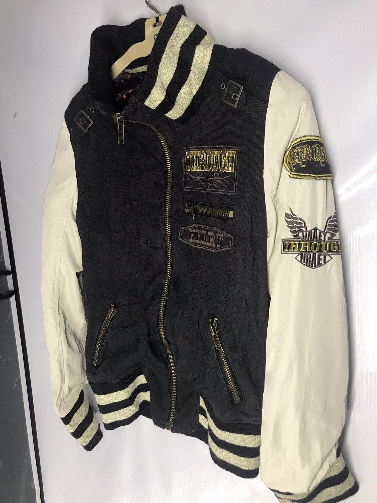 Other Through zipper jacket with patches Size US XS / EU 42 / 0 - 3 Thumbnail