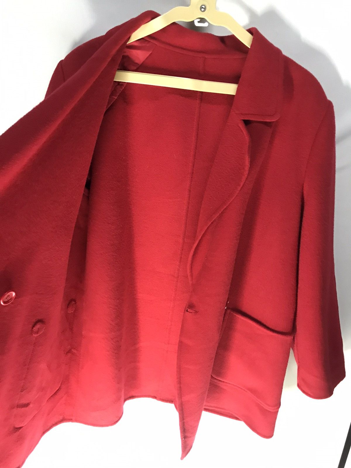 Burberry Burberry red wool jacket Size US M / EU 48-50 / 2 - 9 Thumbnail