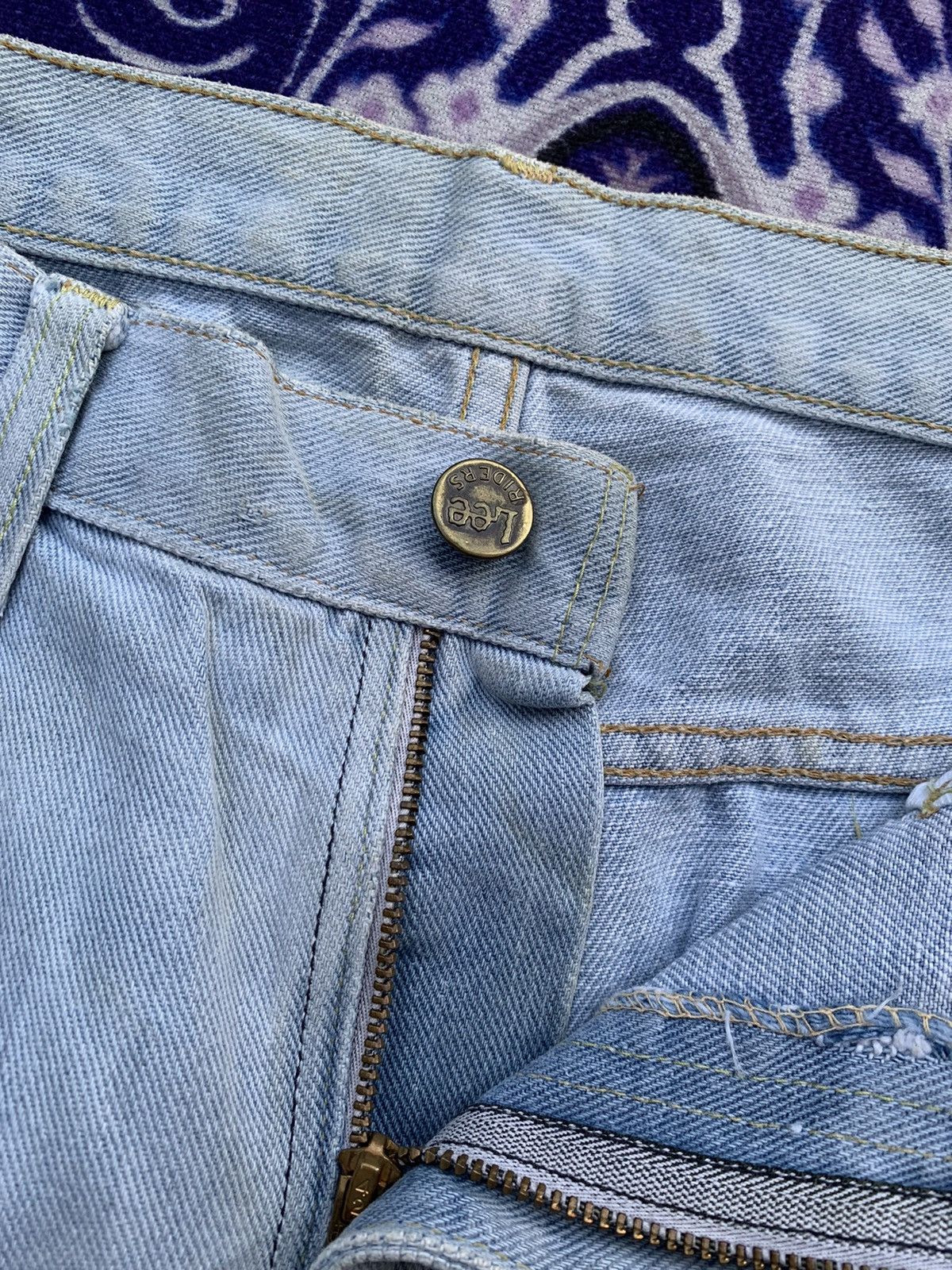 Lee Vintage Lee Distressed Denim Size US 32 / EU 48 - 8 Thumbnail