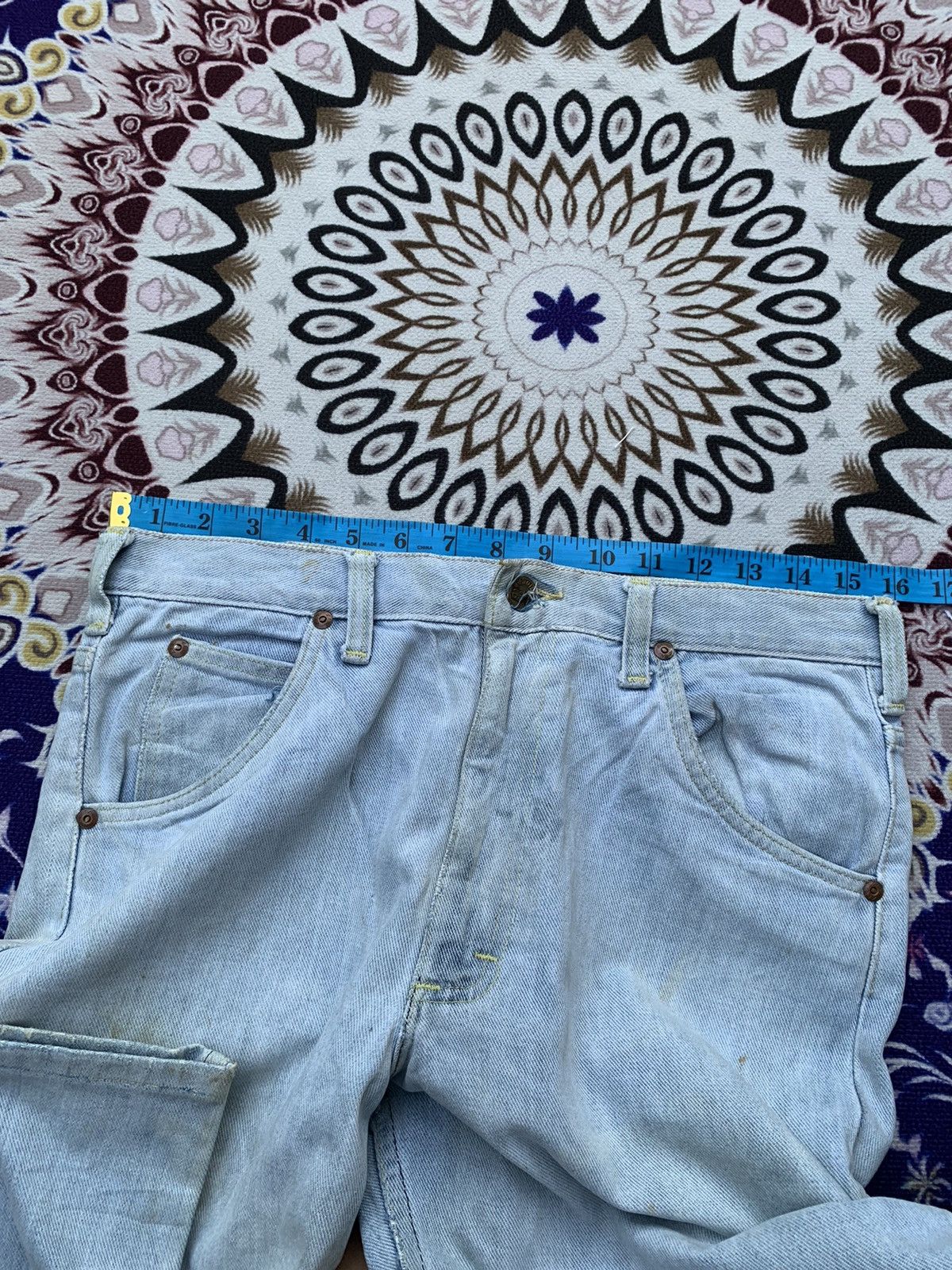 Lee Vintage Lee Distressed Denim Size US 32 / EU 48 - 16 Thumbnail
